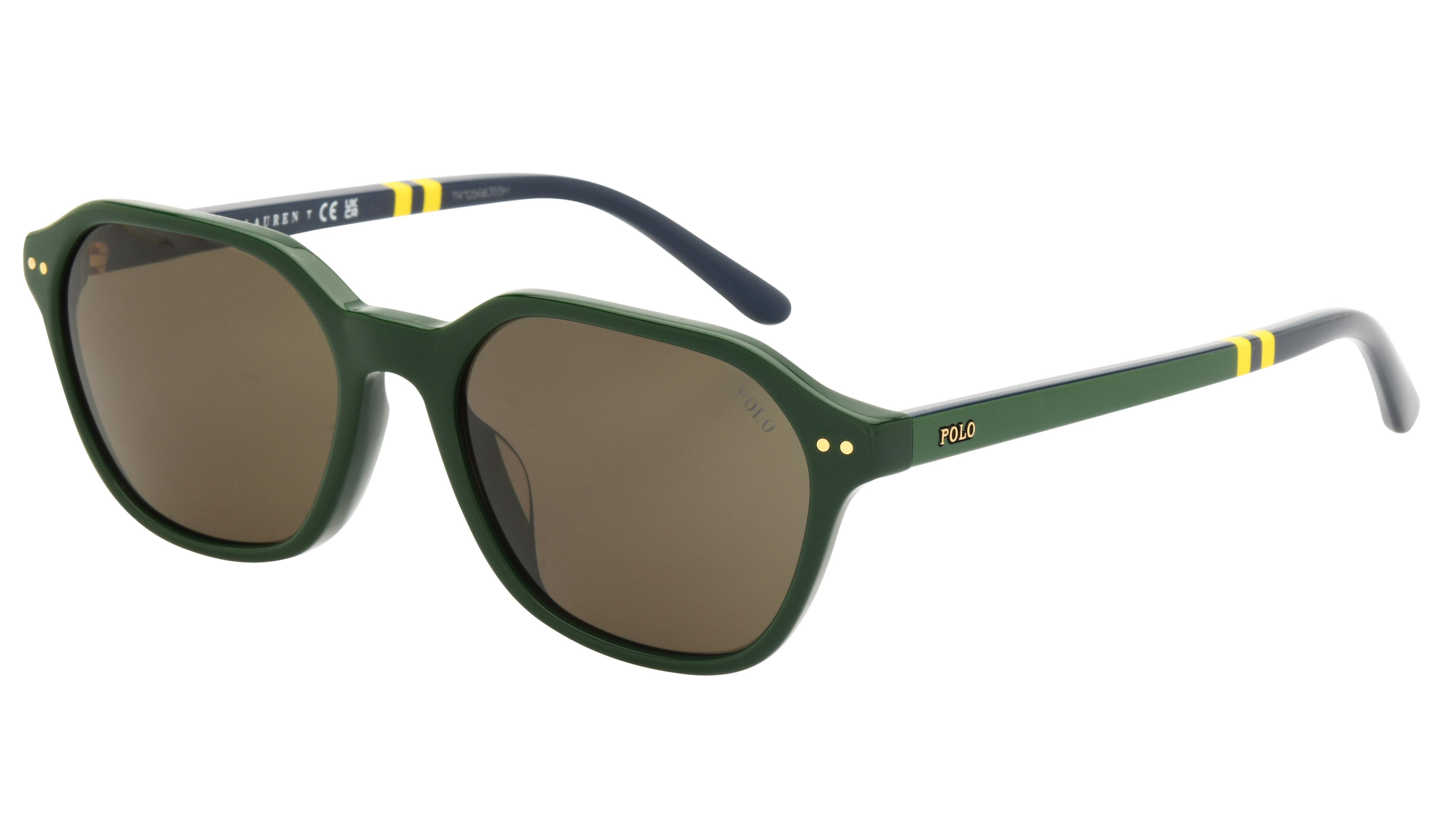 Lunettes de soleil Polo Ralph Lauren Homme Vert Angulaire PH4234U Trois-Quart