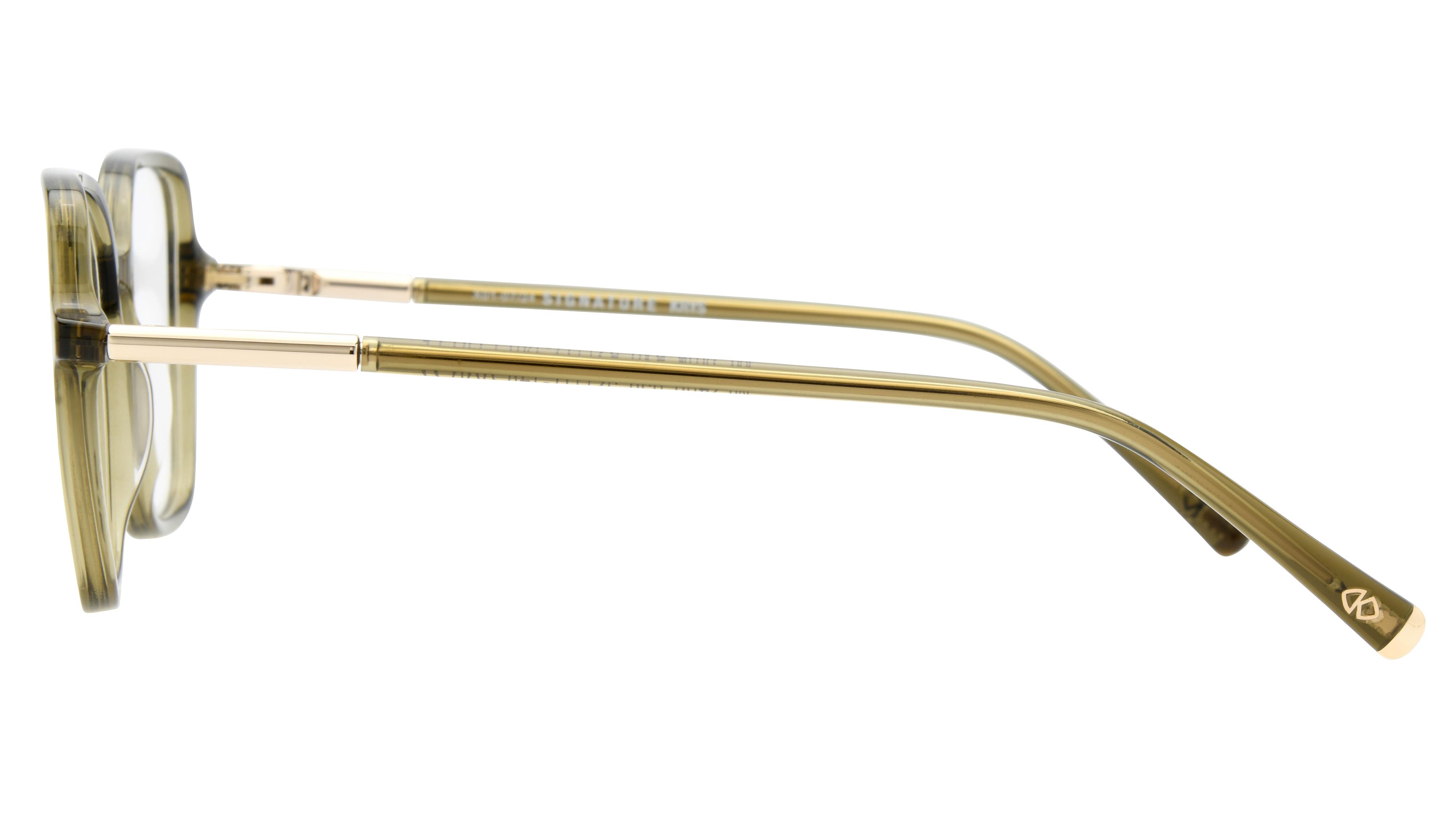 Lunettes de vue Signature Krys Femme Vert Carré Ml2406 Gauche