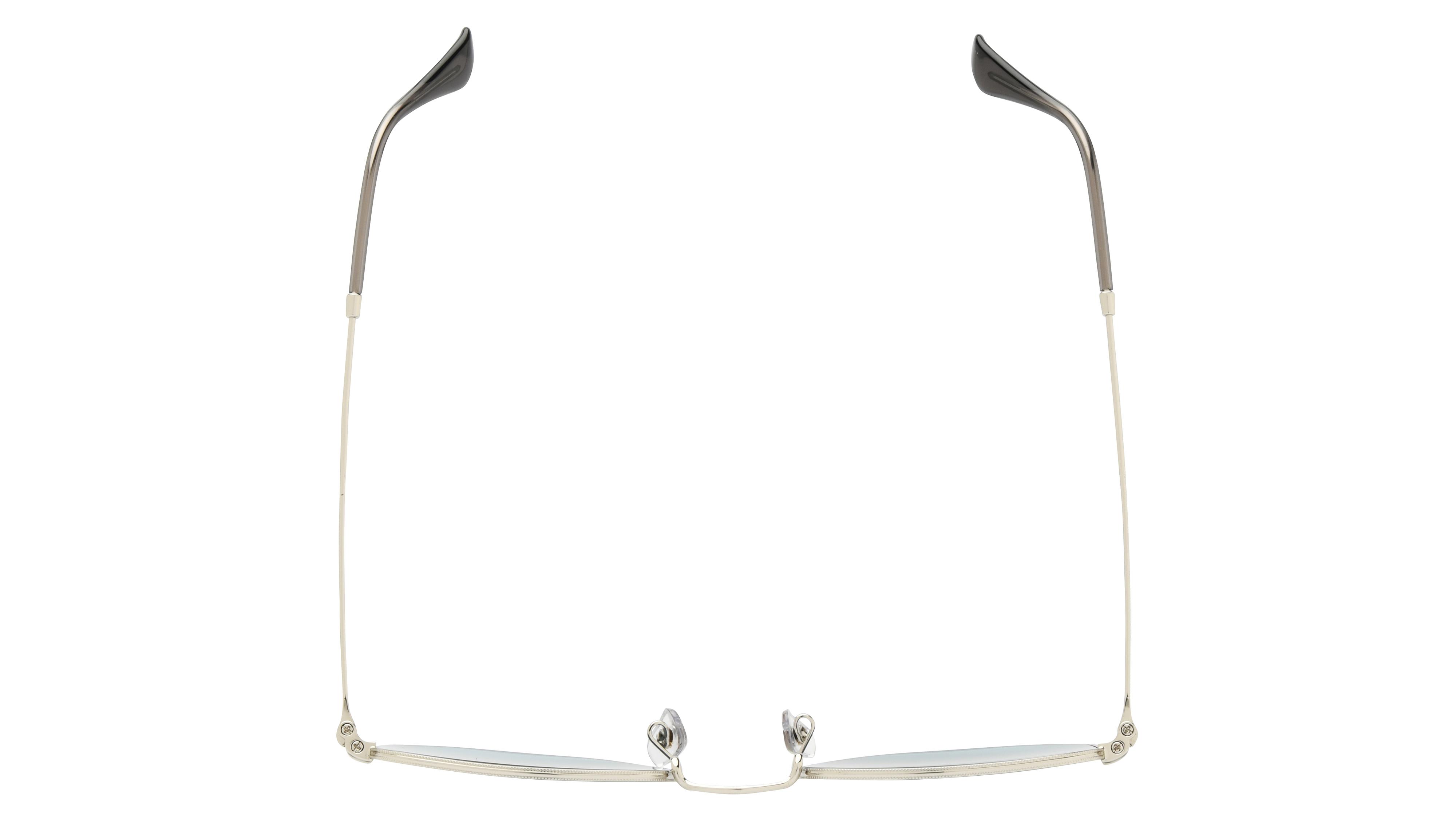Lunettes de soleil Ray-Ban Mixte Gris Ovale RB3548N Dessus