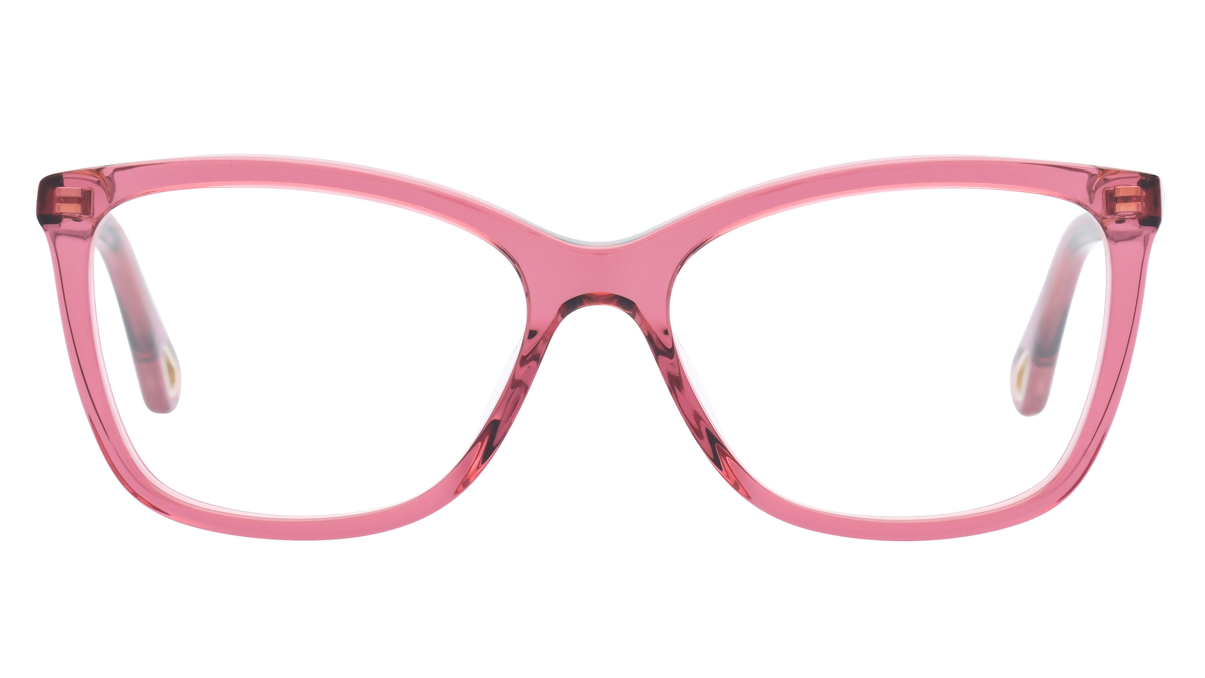 Lunettes de vue Chloé Femme Rose Papillon Ch0118O Face