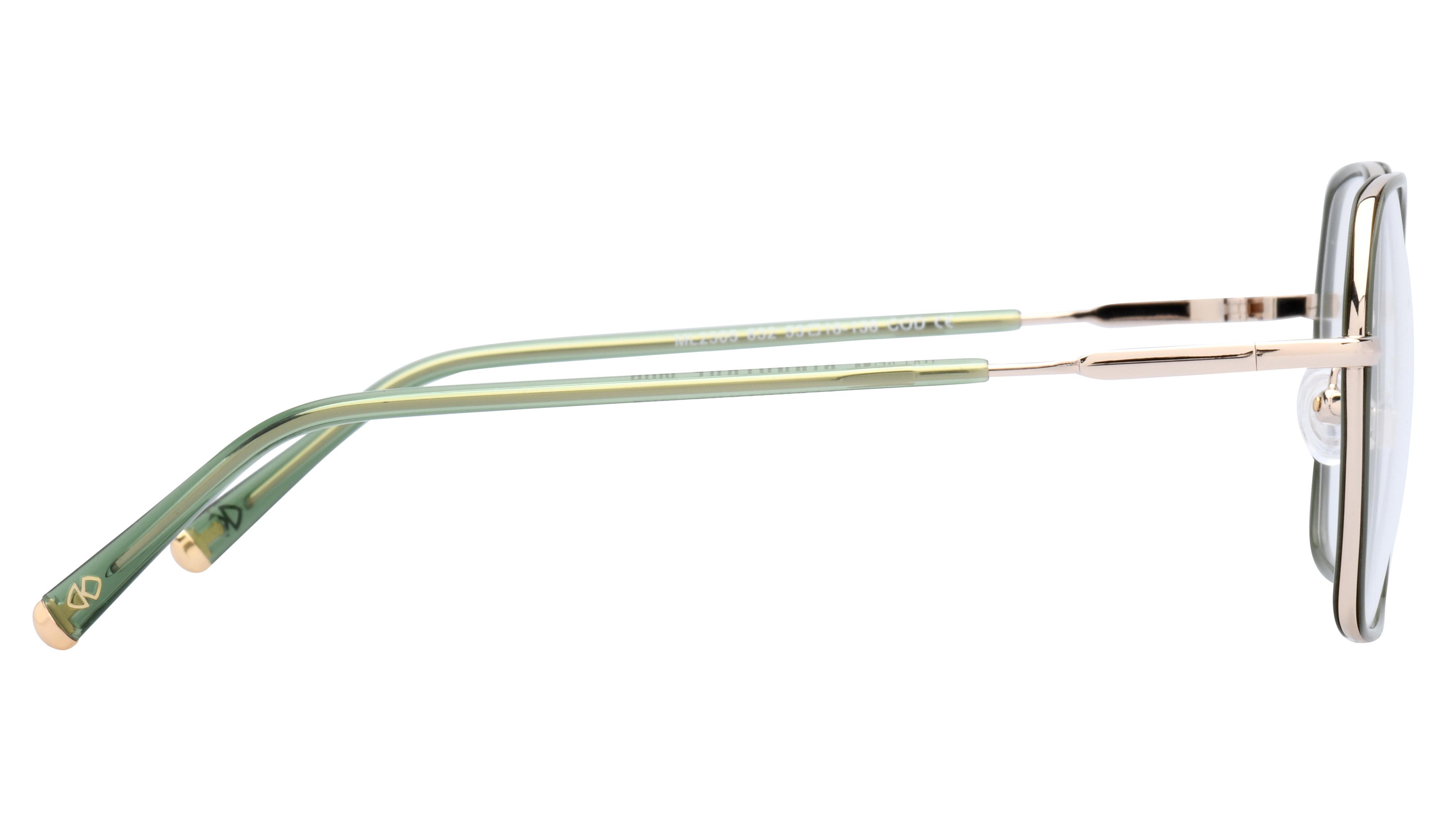 Lunettes de vue Signature Krys Femme Vert Carré Ml2305 Droite