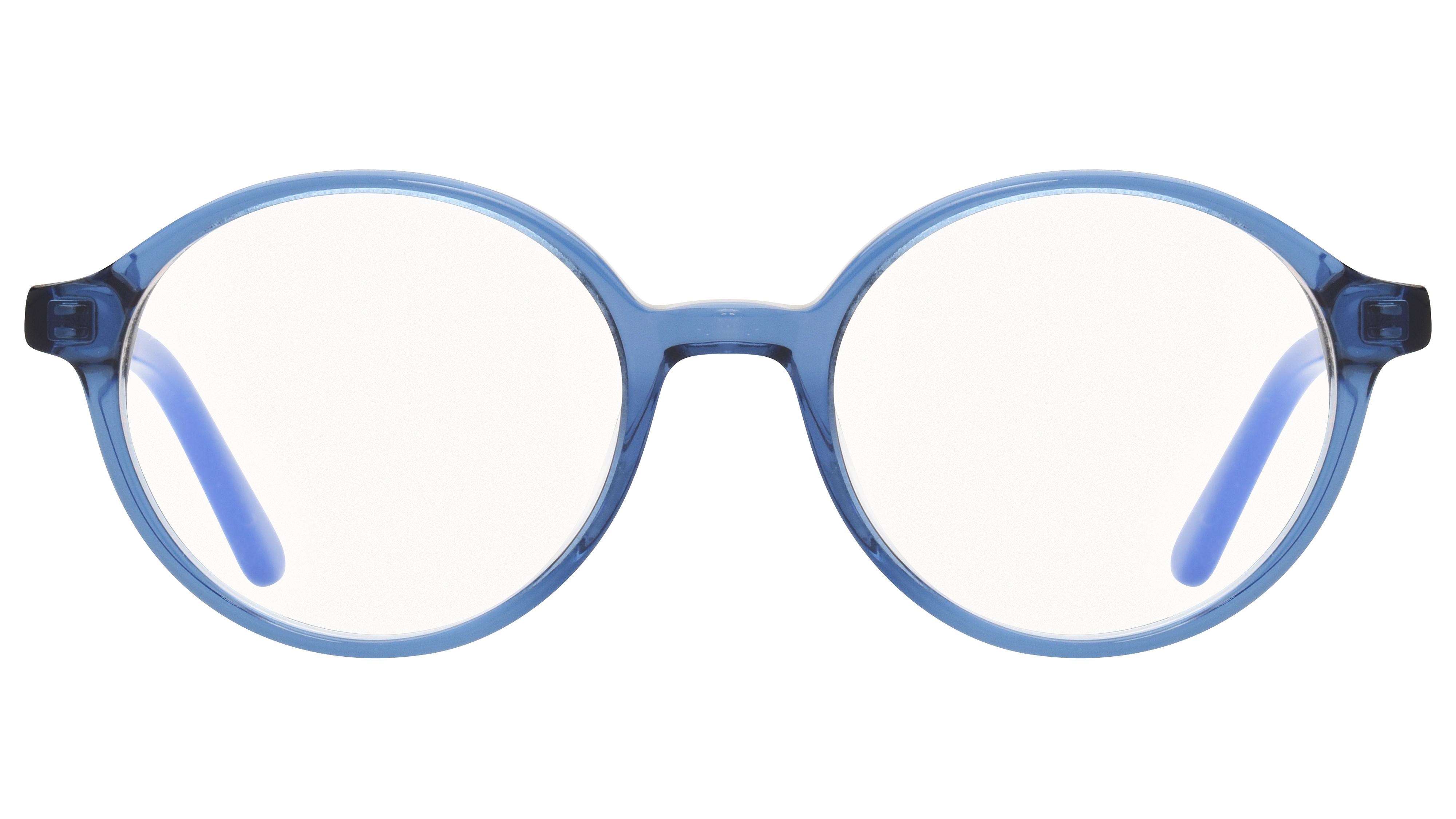 Lunettes de vue têtes à TETES Enfant Bleu Ovale Tat2207 Face