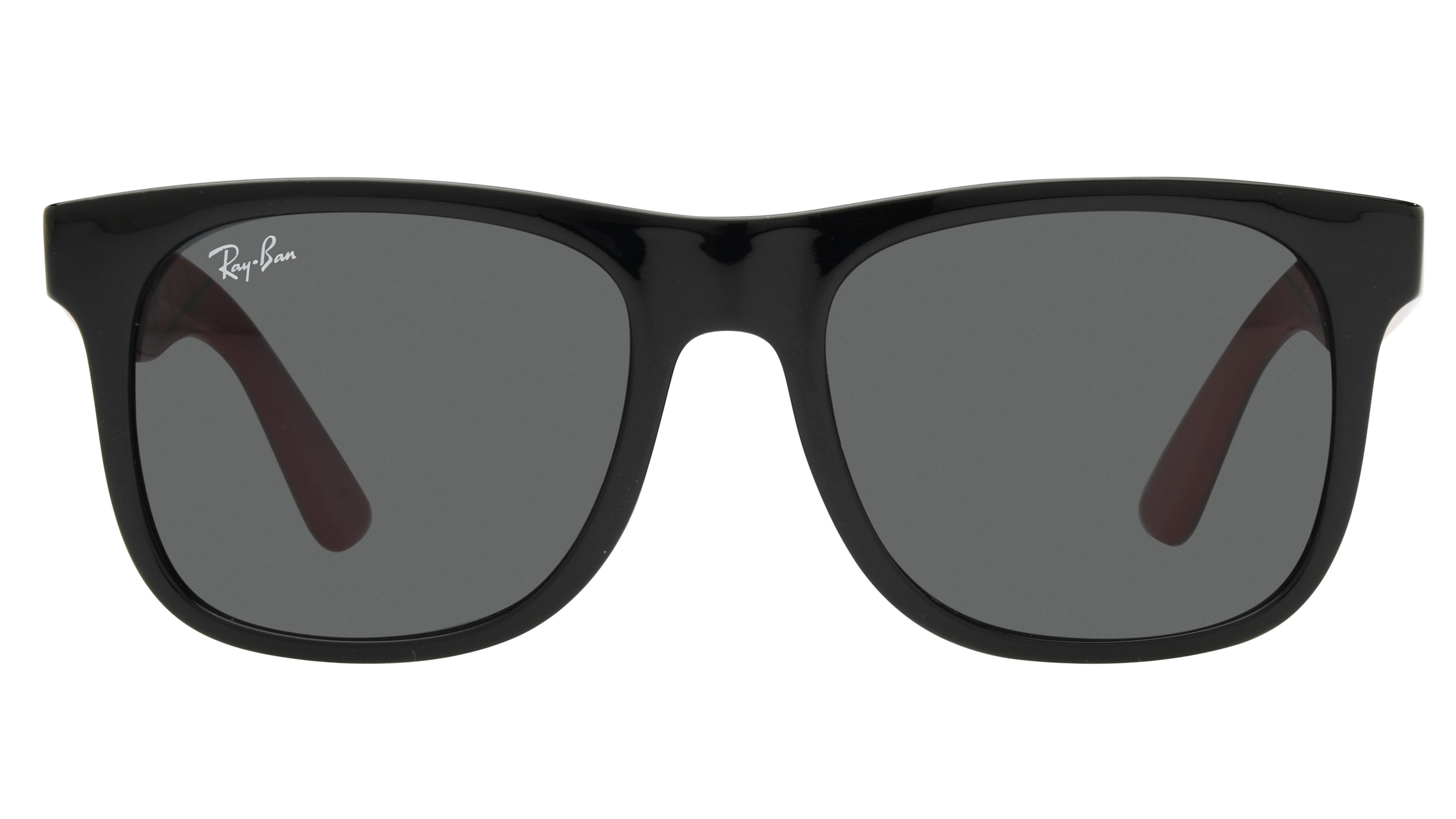 Lunettes de soleil Ray-Ban Homme Or Rectangle Rj9069S Face