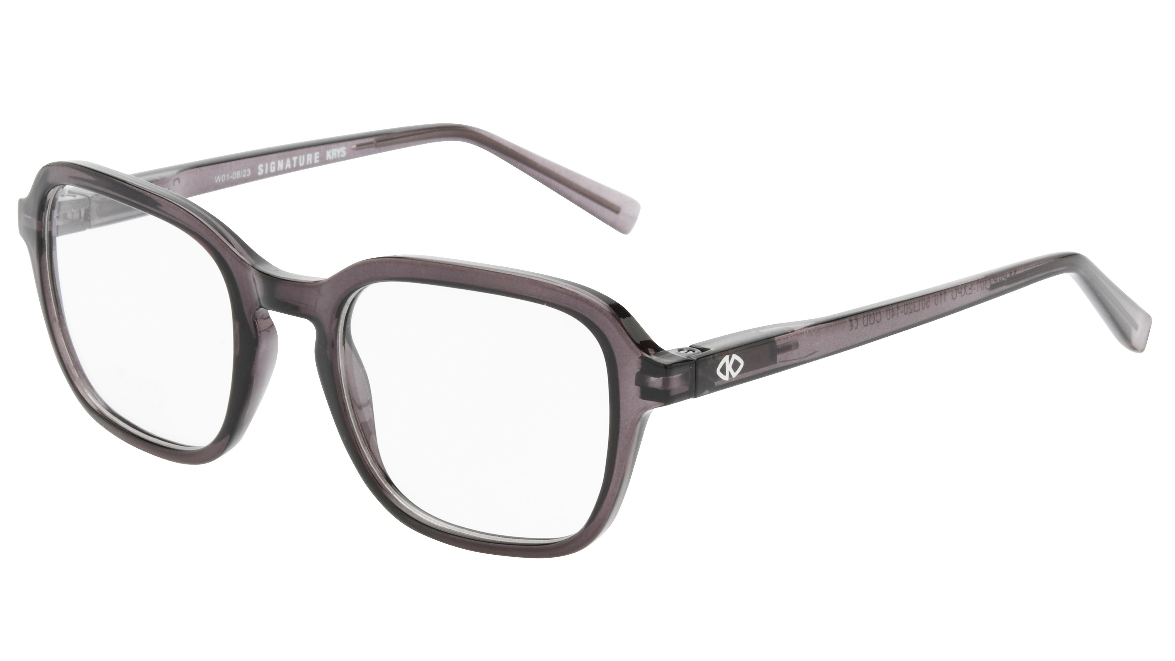 Lunettes de vue Signature Krys Skpap E2301 110 Gris Fonce Rectangle Krys