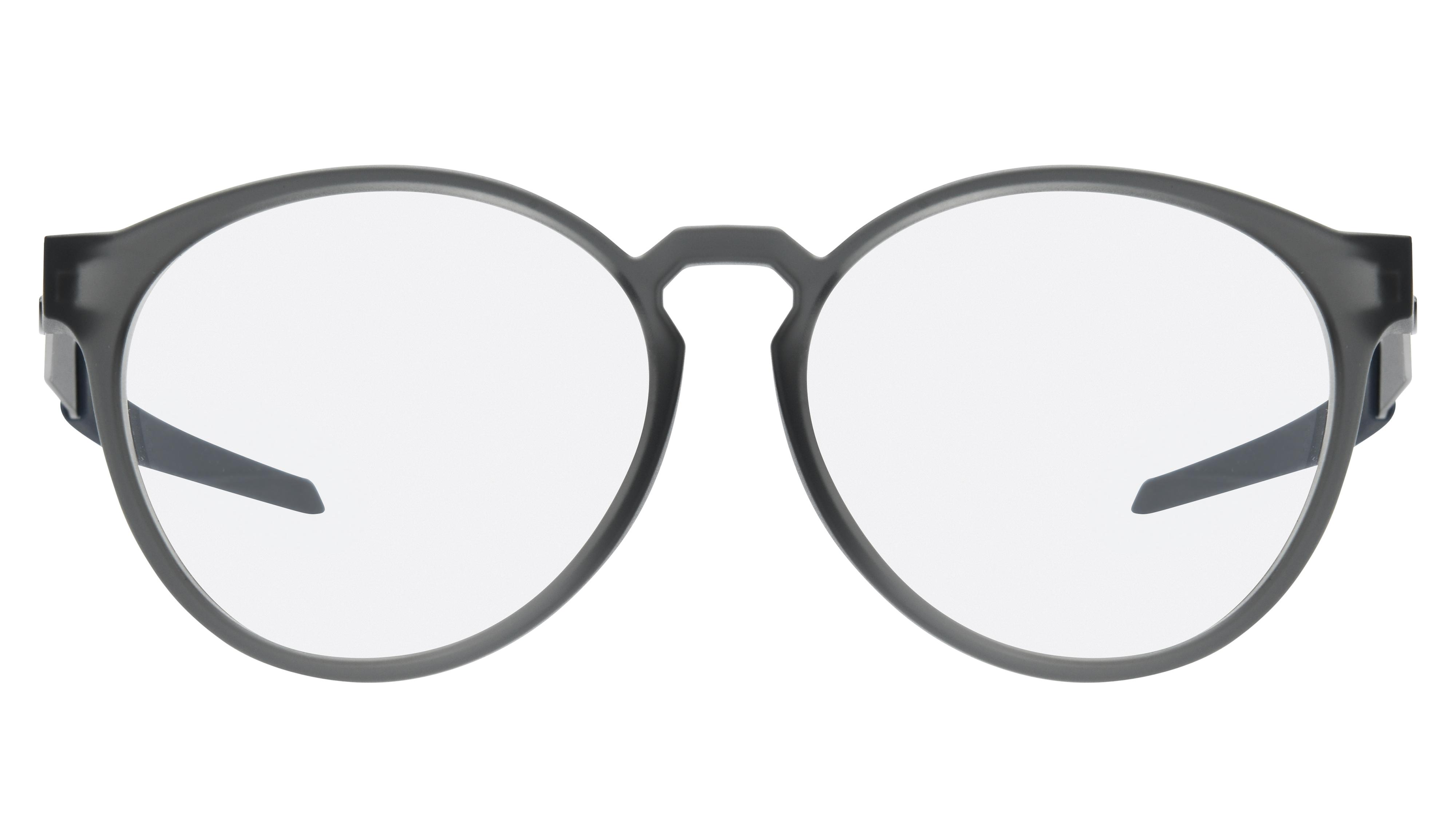 Lunettes de vue Oakley Homme Gris Ronde Ox8184 Face