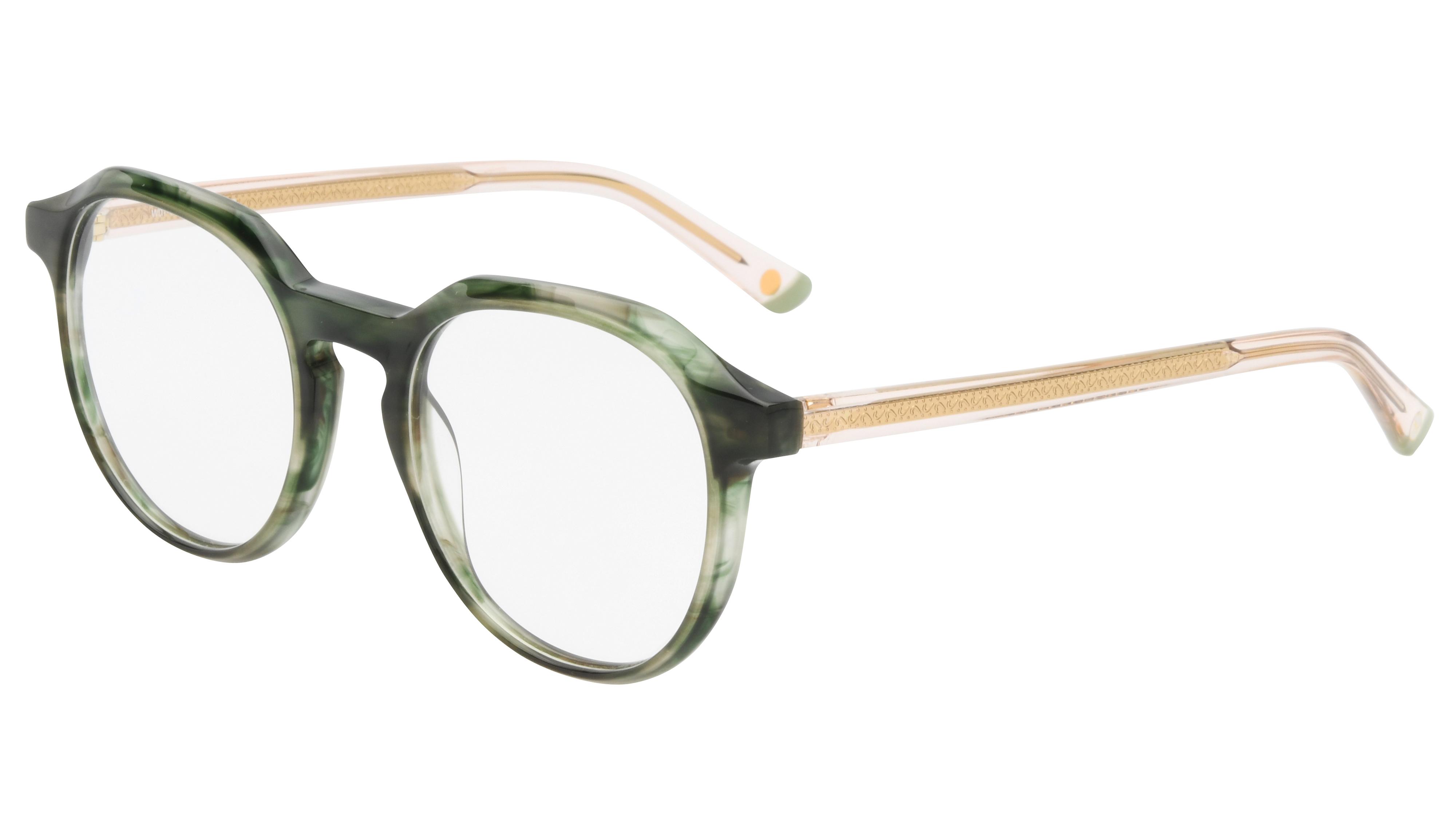 Lunettes de vue Siralya Femme Vert Pantos Sir2310 Trois-Quart