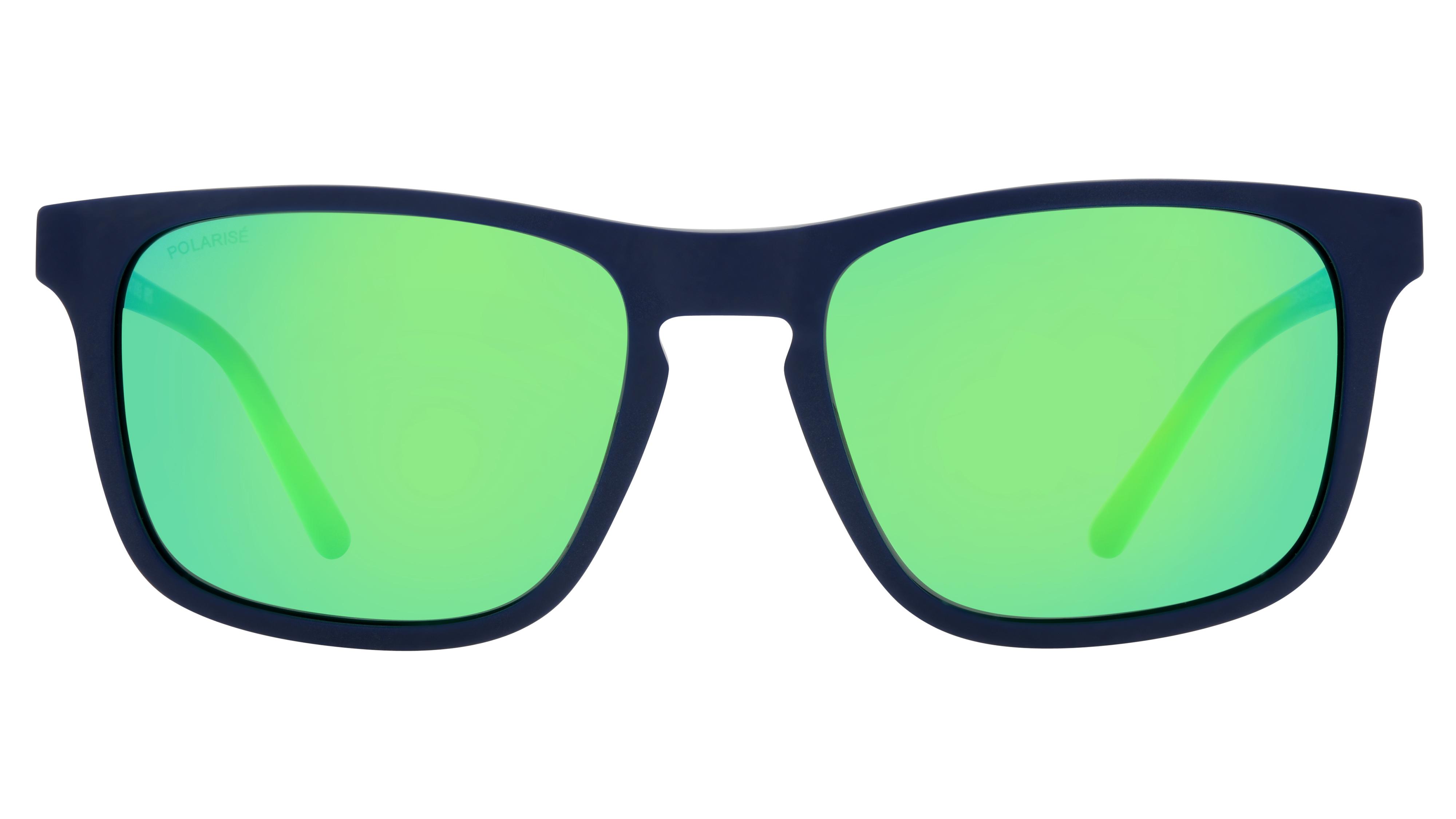 Lunettes de soleil Signature Krys Homme Bleu Rectangle Ske2539-D Face