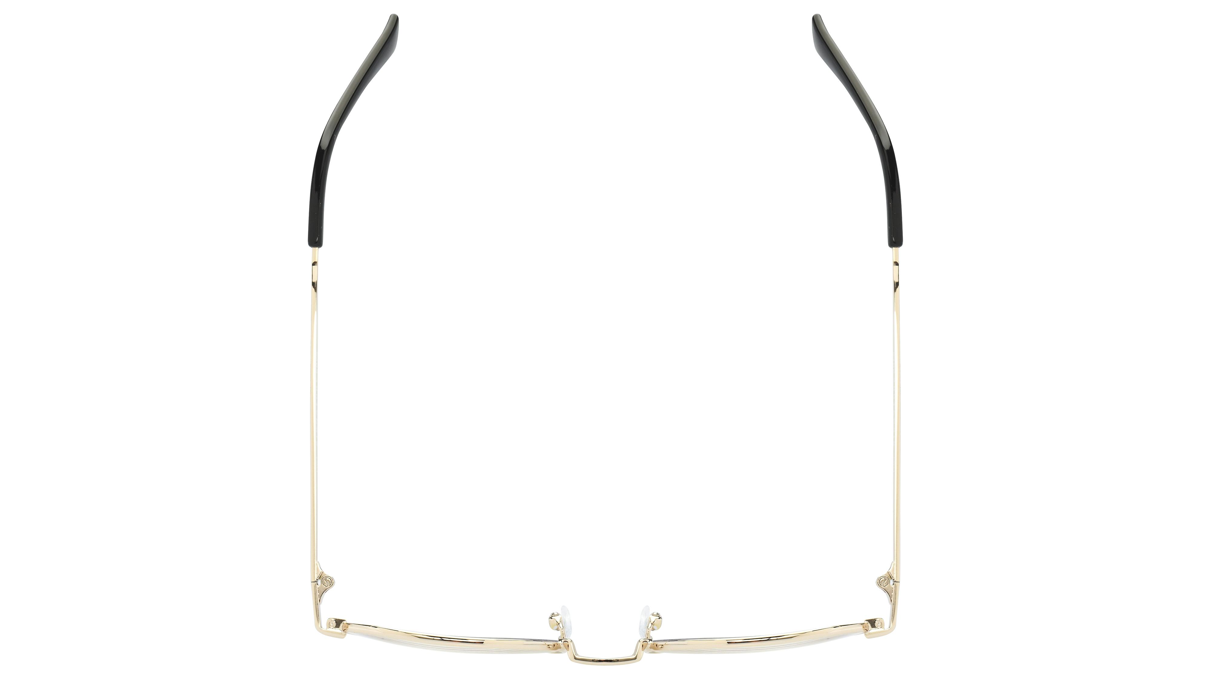 Lunettes anti-lumière bleue Signature Krys Mixte Or Ronde Skpap-E2101 Dessus