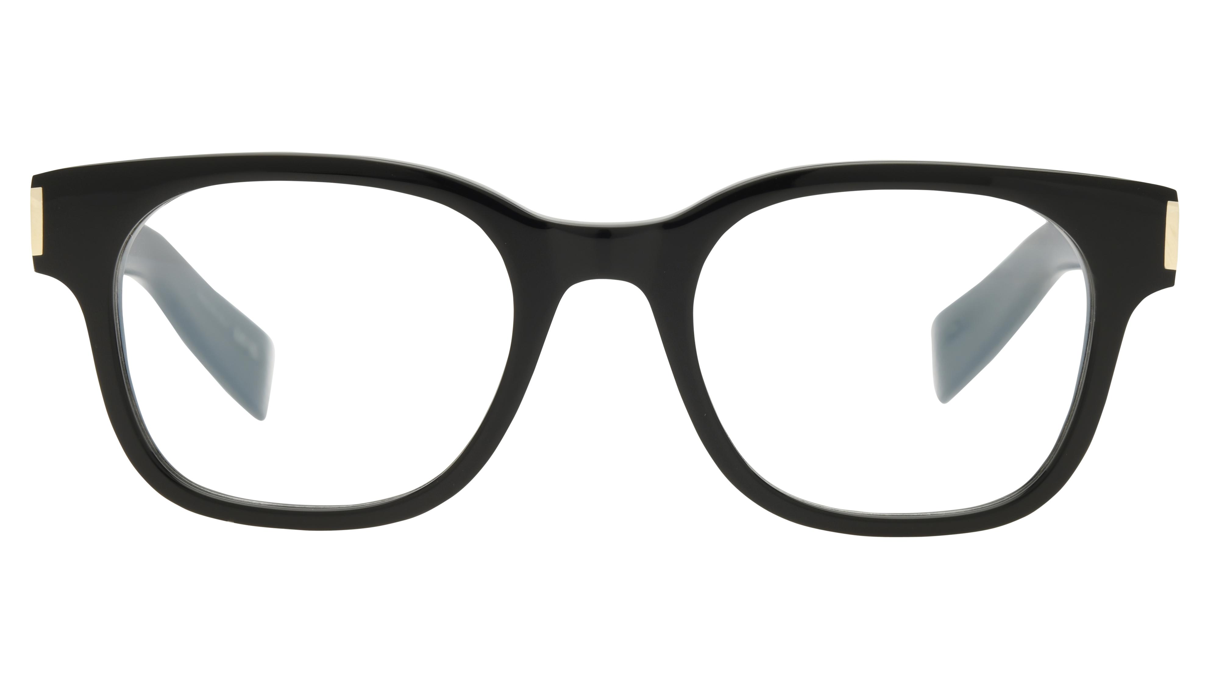 Lunettes de vue Saint Laurent Femme Noir Rectangle Sl Face
