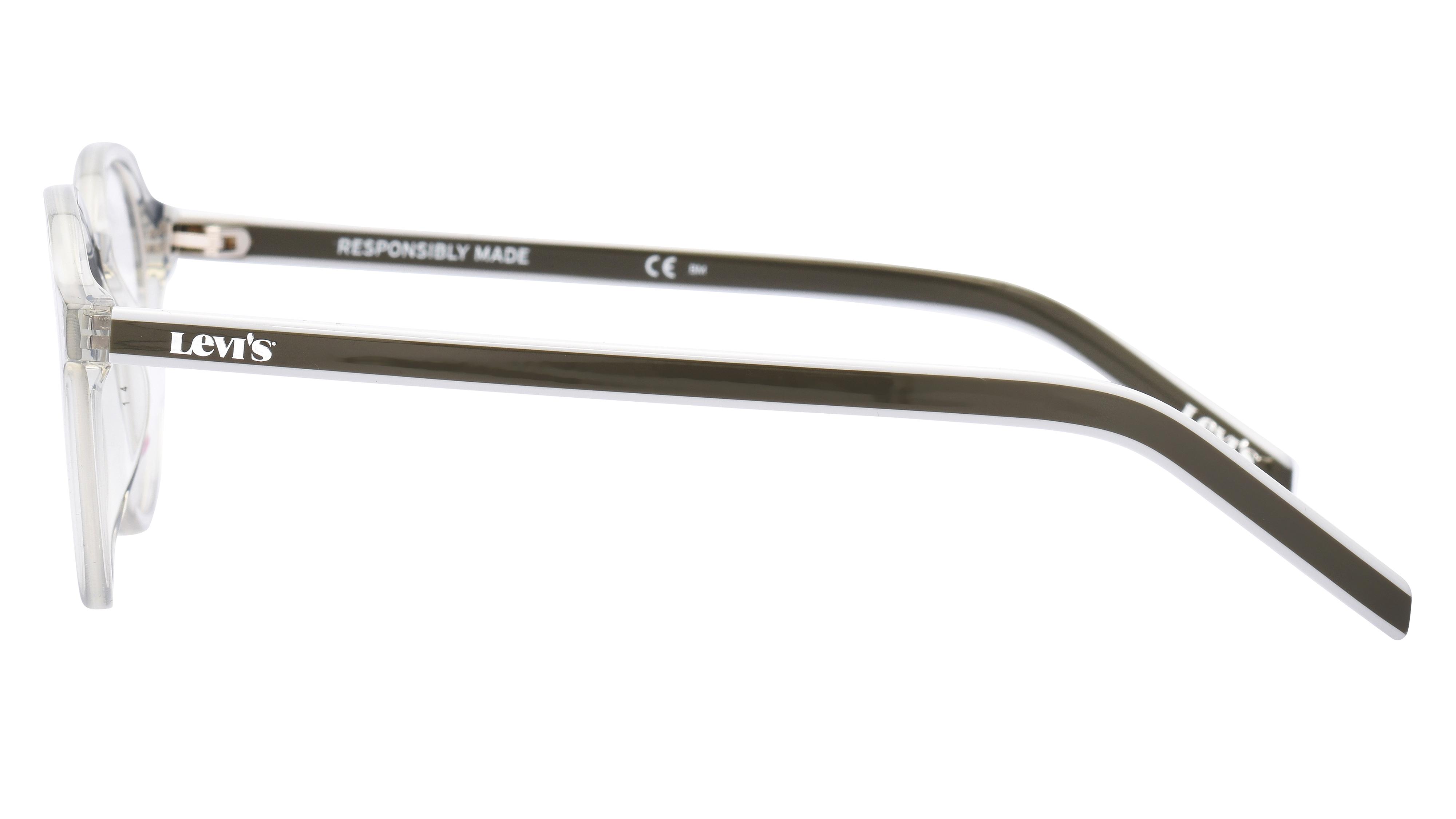Lunettes de vue Levi's Homme Gris Ronde Lv1023 Gauche