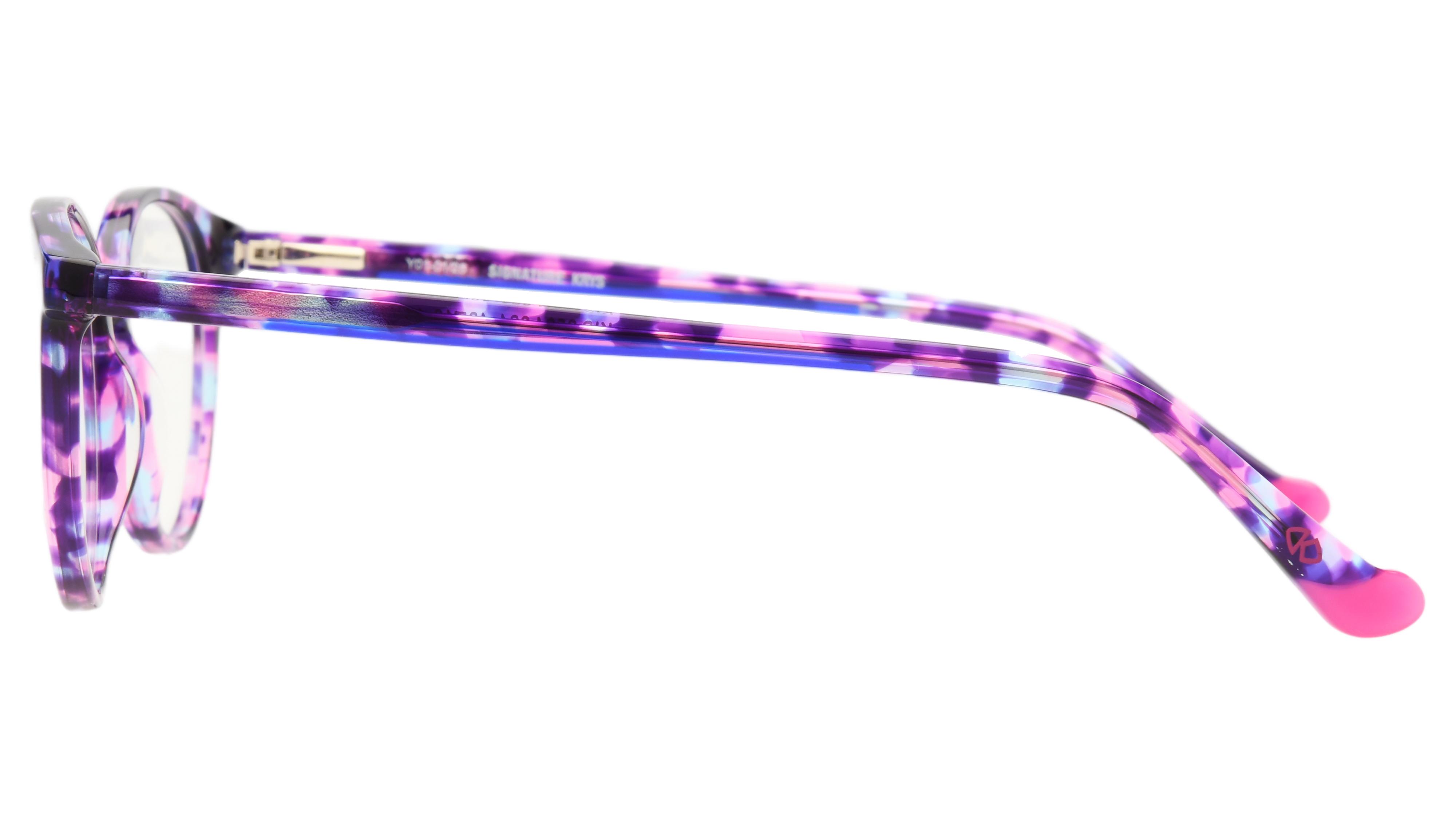 Lunettes de vue Signature Krys Femme Rose Pantos Kis2504 Gauche