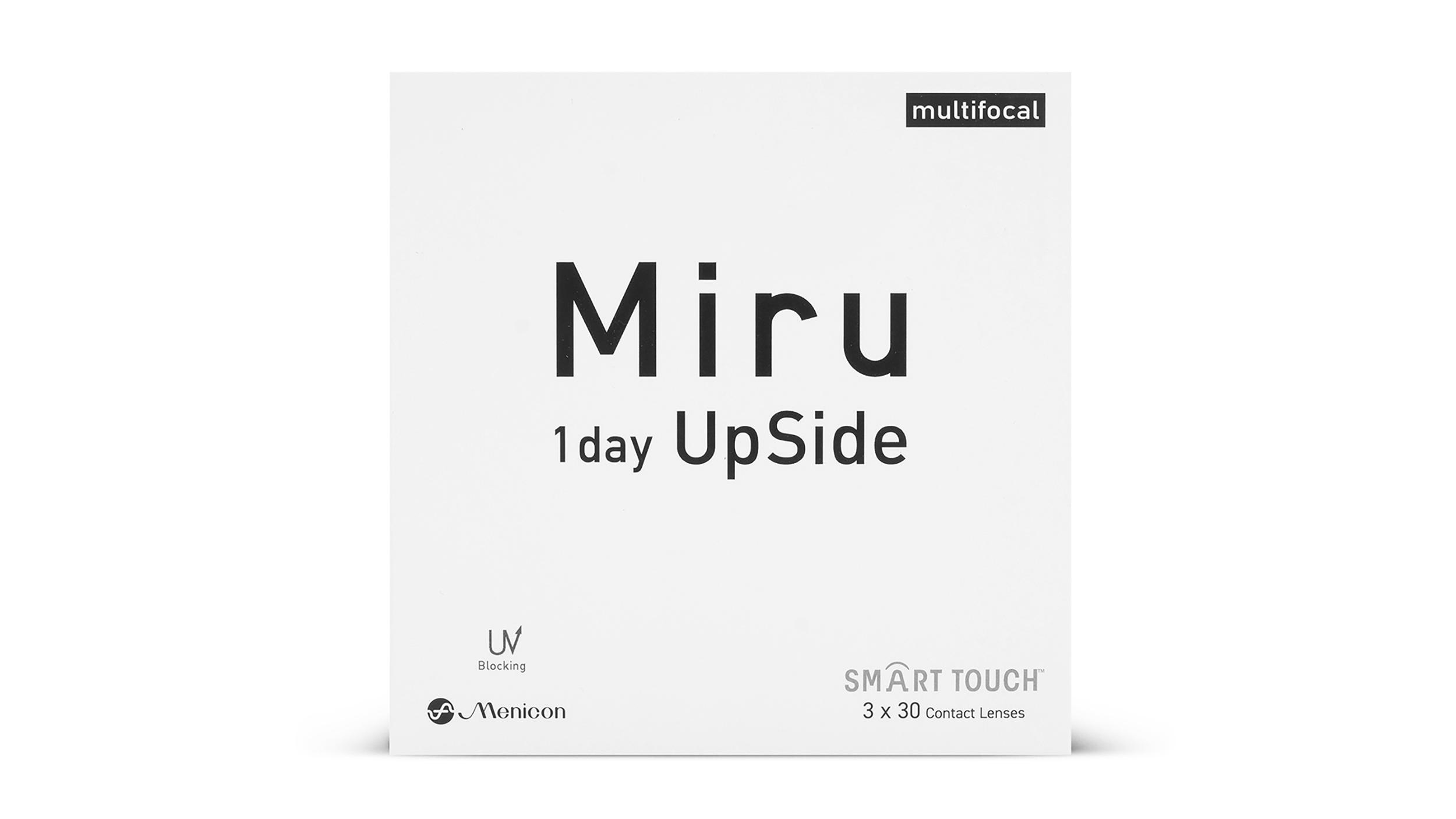 Lentilles de contact Miru 1 Day Upside Multifocal High Boîte de 90