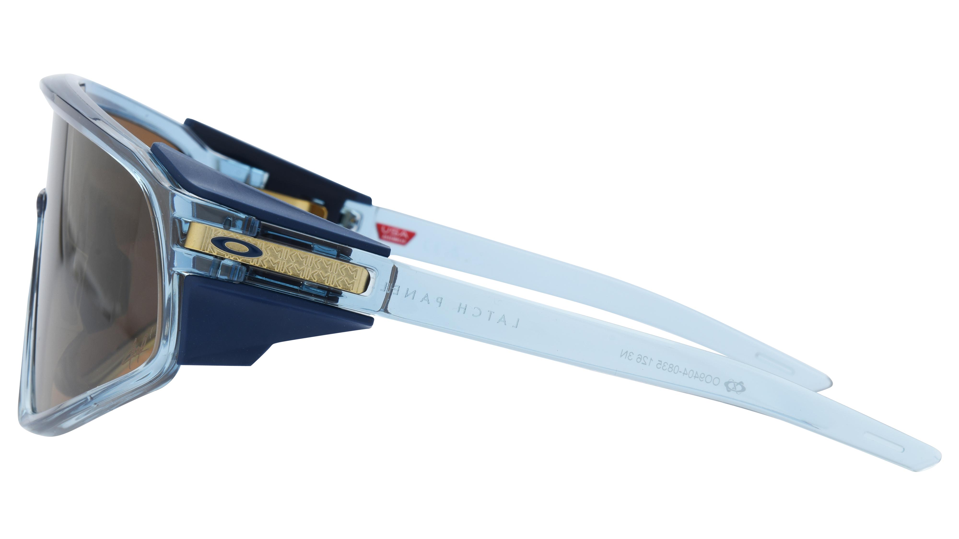 Lunettes de soleil Oakley Mixte Bleu Rectangle Oo9404 Gauche