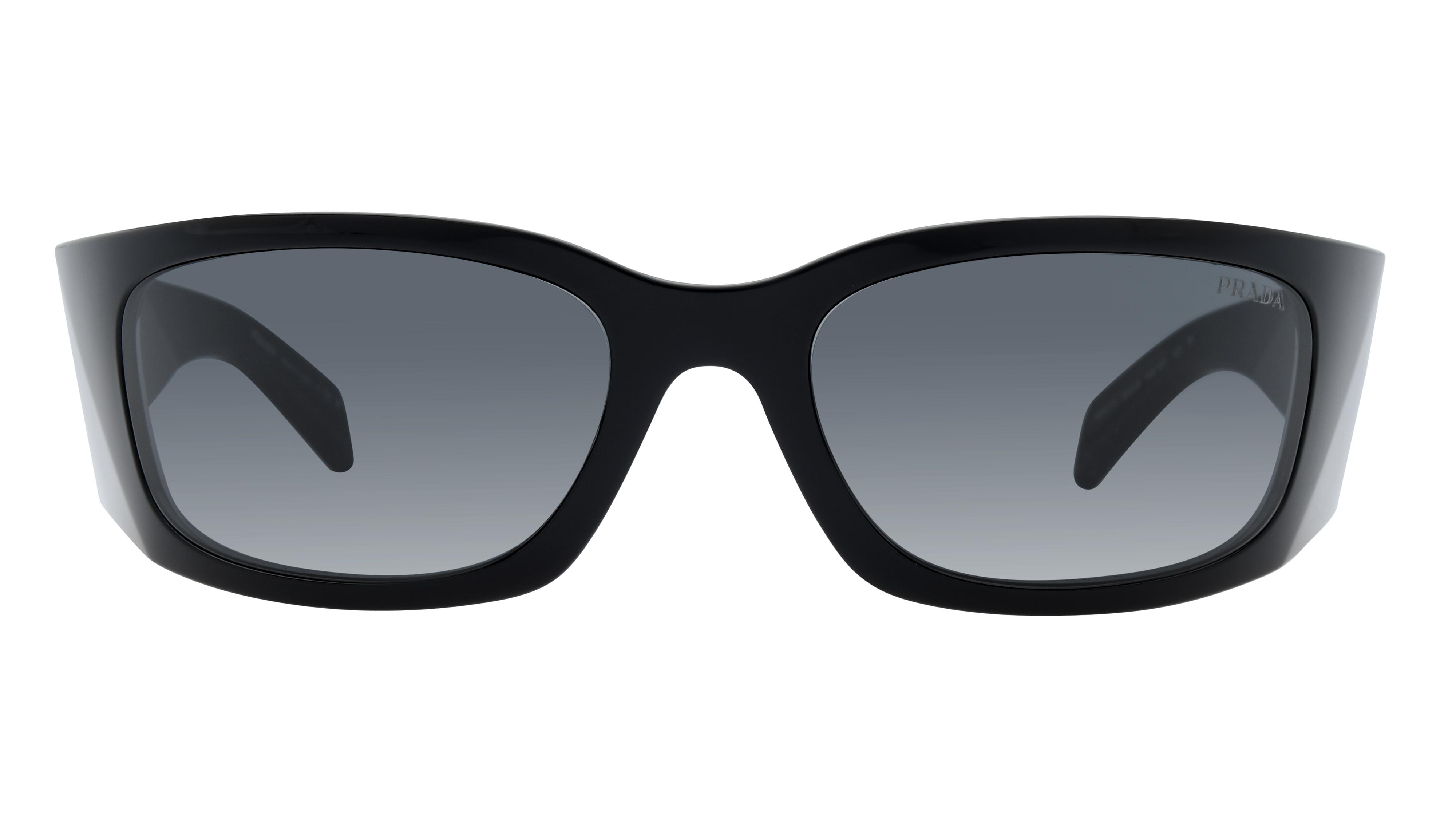 Lunettes de soleil Prada Femme Noir Papillon Pra14S Face
