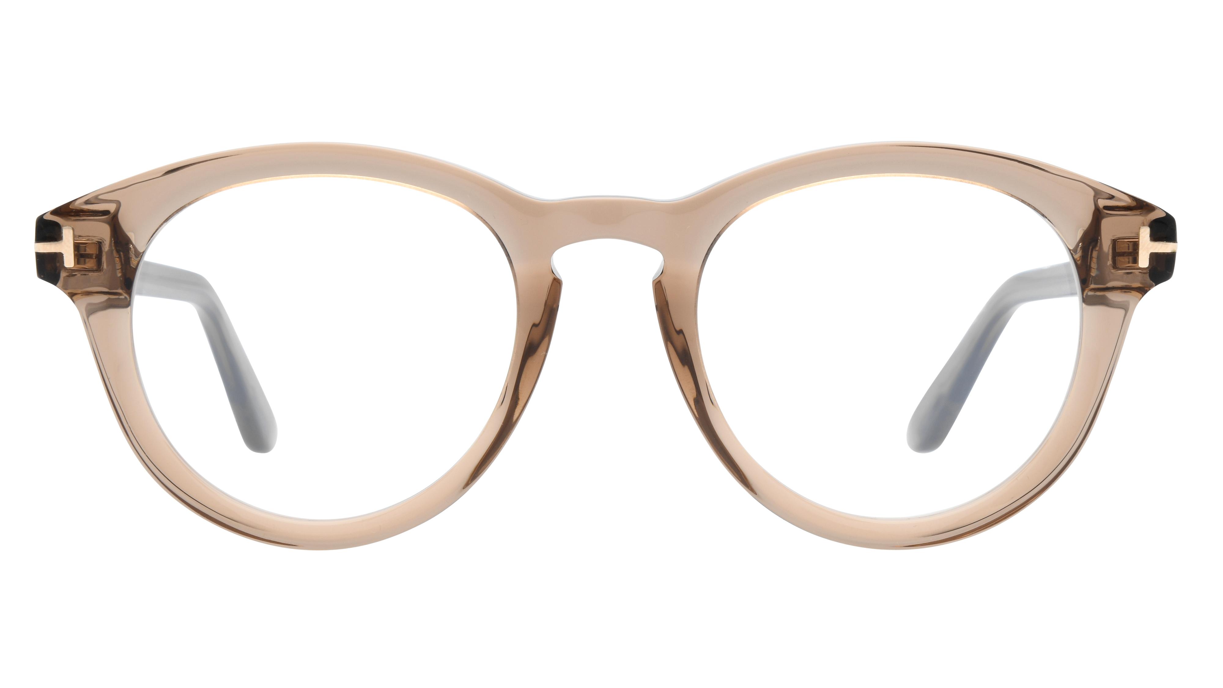 Lunettes de vue Tom Ford Homme Marron Ronde Ft5940-B Face