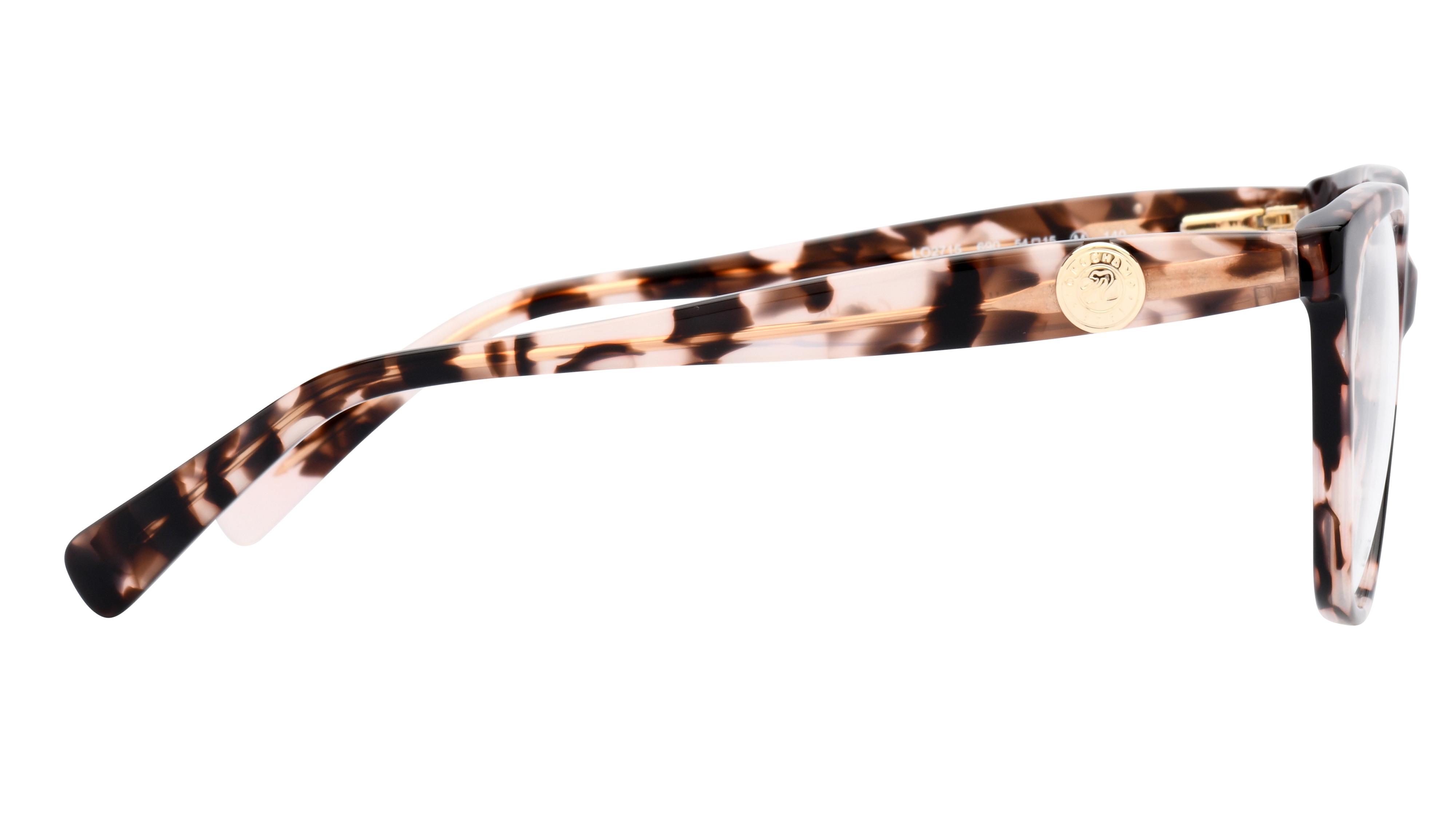 Lunettes de vue Longchamp Femme Écaille Rectangle LO2715N Droite