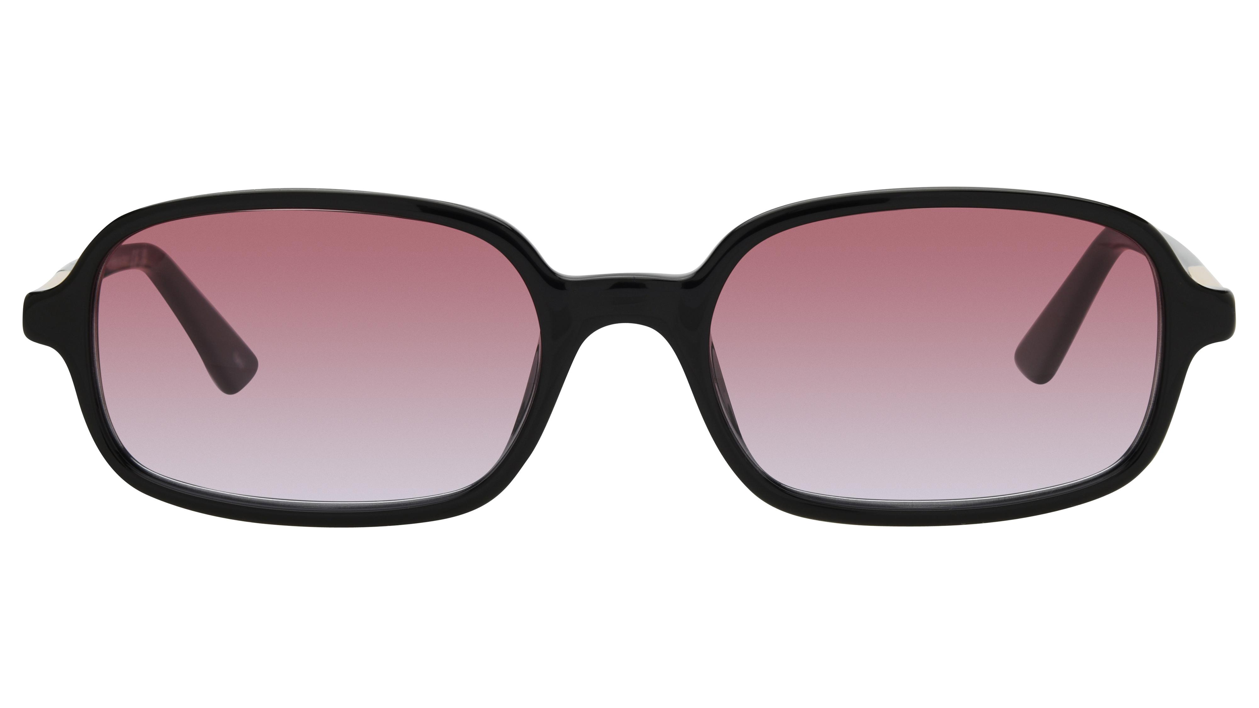 Lunettes de soleil Chloé Femme Noir Rectangle ch0363s Face
