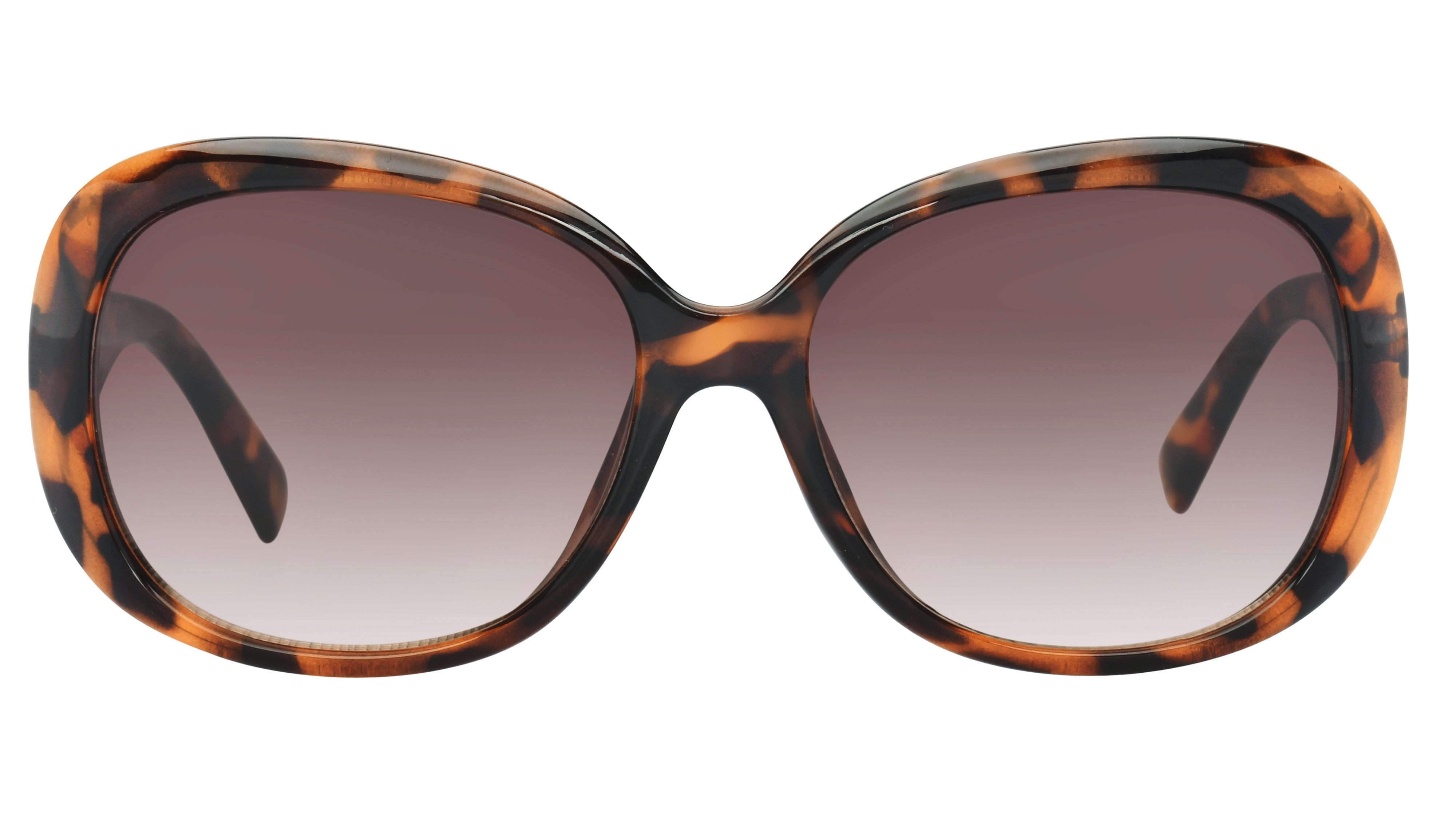 Lunettes de soleil Signature Krys Femme Écaille Rectangle Ske2108-B Face