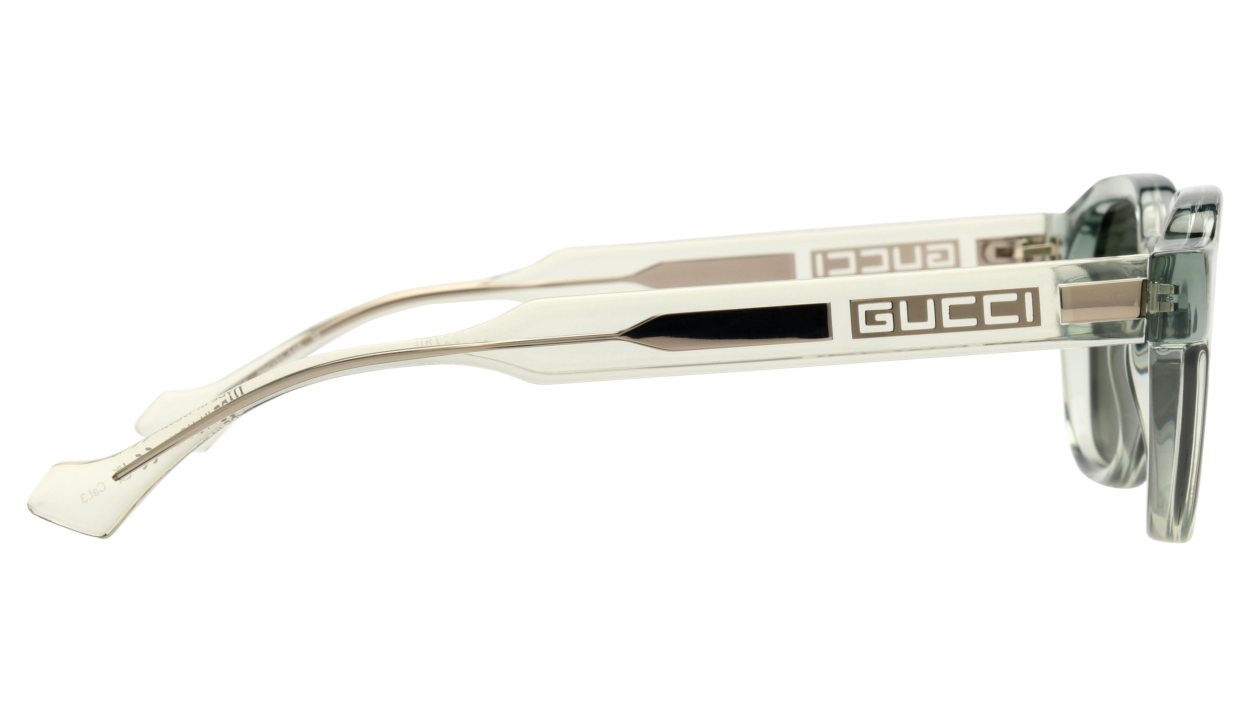 Lunettes de soleil Gucci Homme Gris Pantos Gg1730S Droite