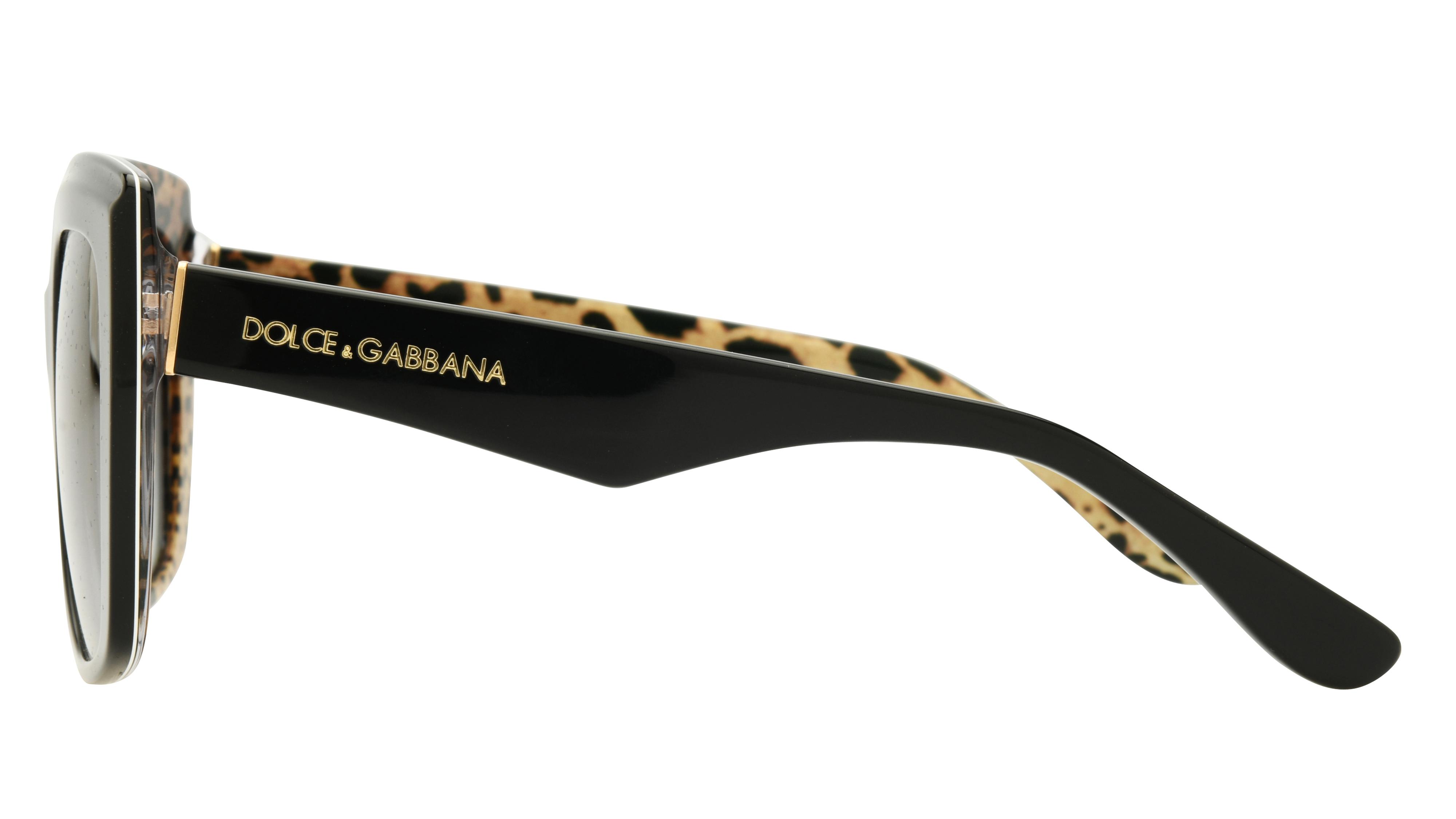 Lunettes de soleil  Femme Noir Carré dg4414 Gauche