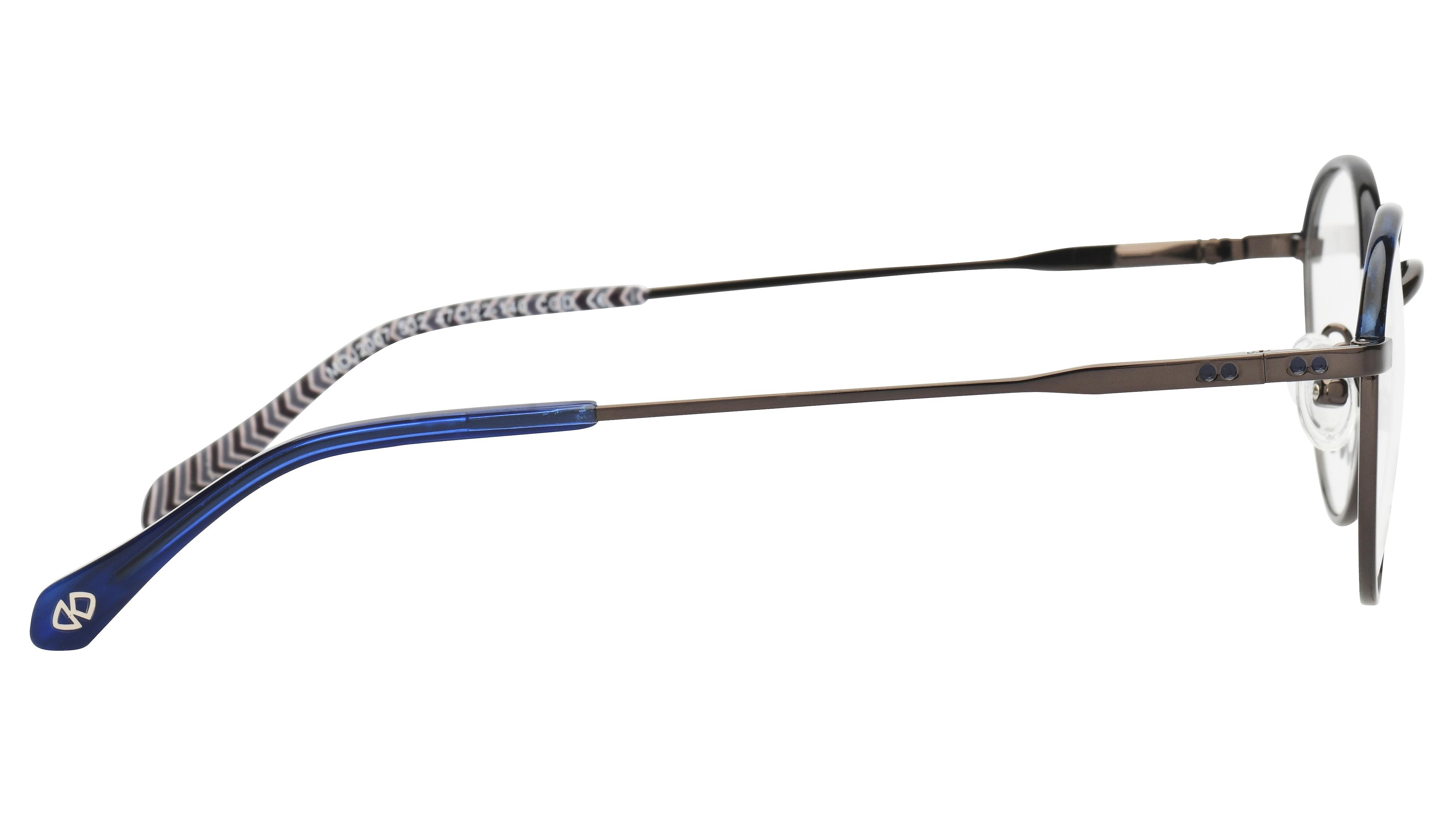 Lunettes de vue Signature Krys Homme Bleu Ronde Moj2007 Droite