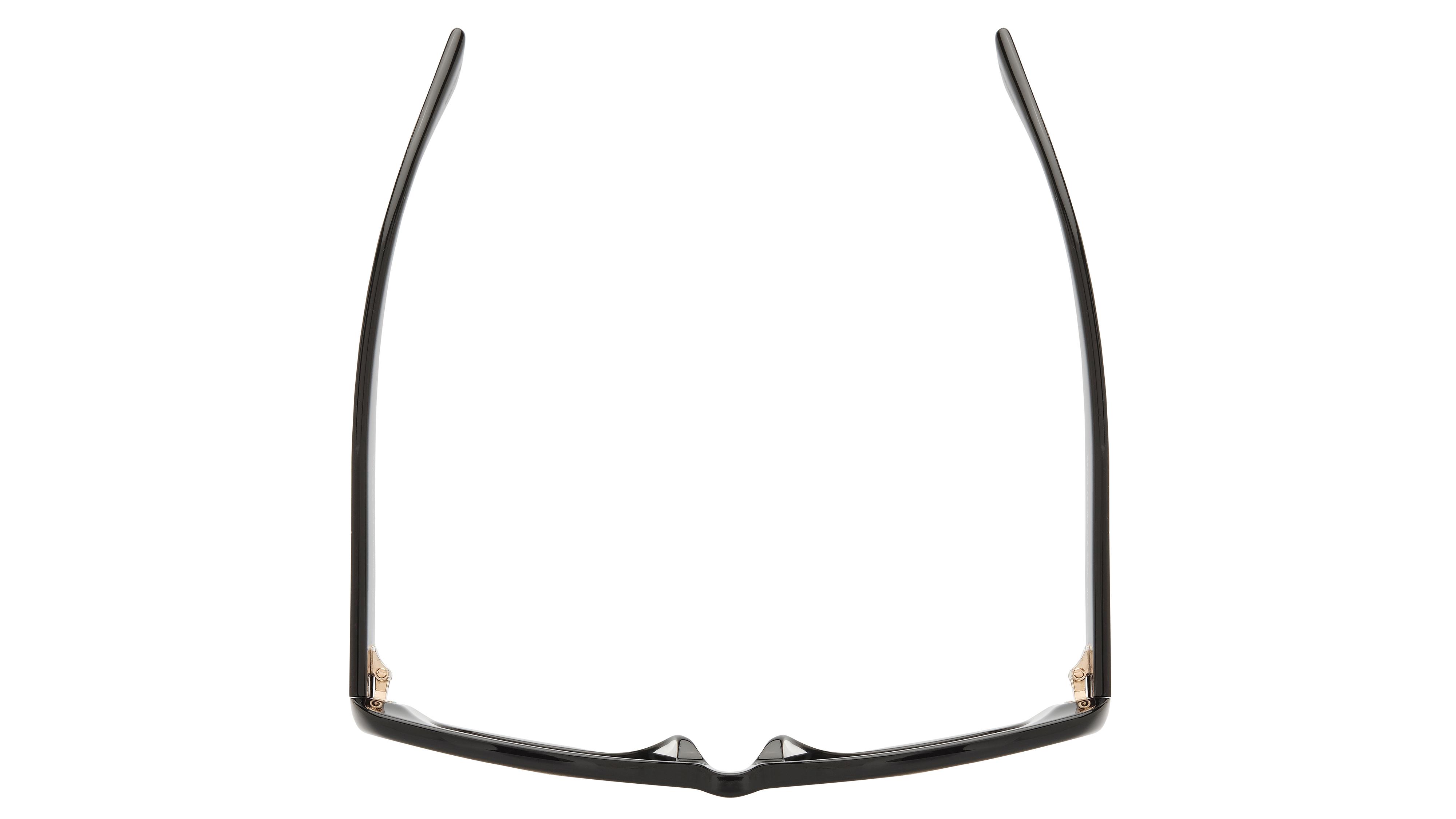 Lunettes de soleil Tom Ford Femme Noir Rectangle Ft1345 Dessus
