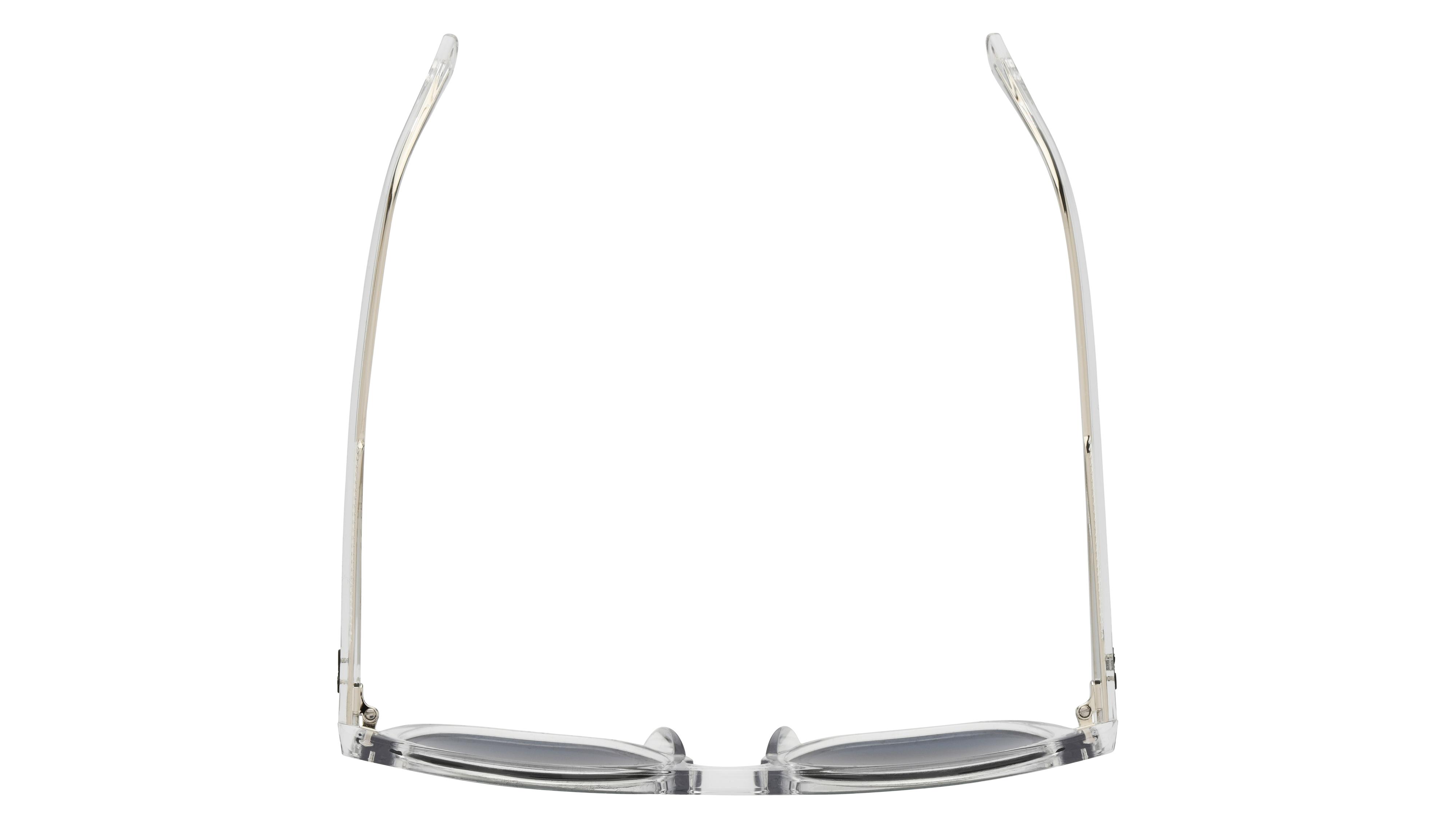 Lunettes de soleil Ray-Ban Mixte Transparent Carré RB2210 Dessus