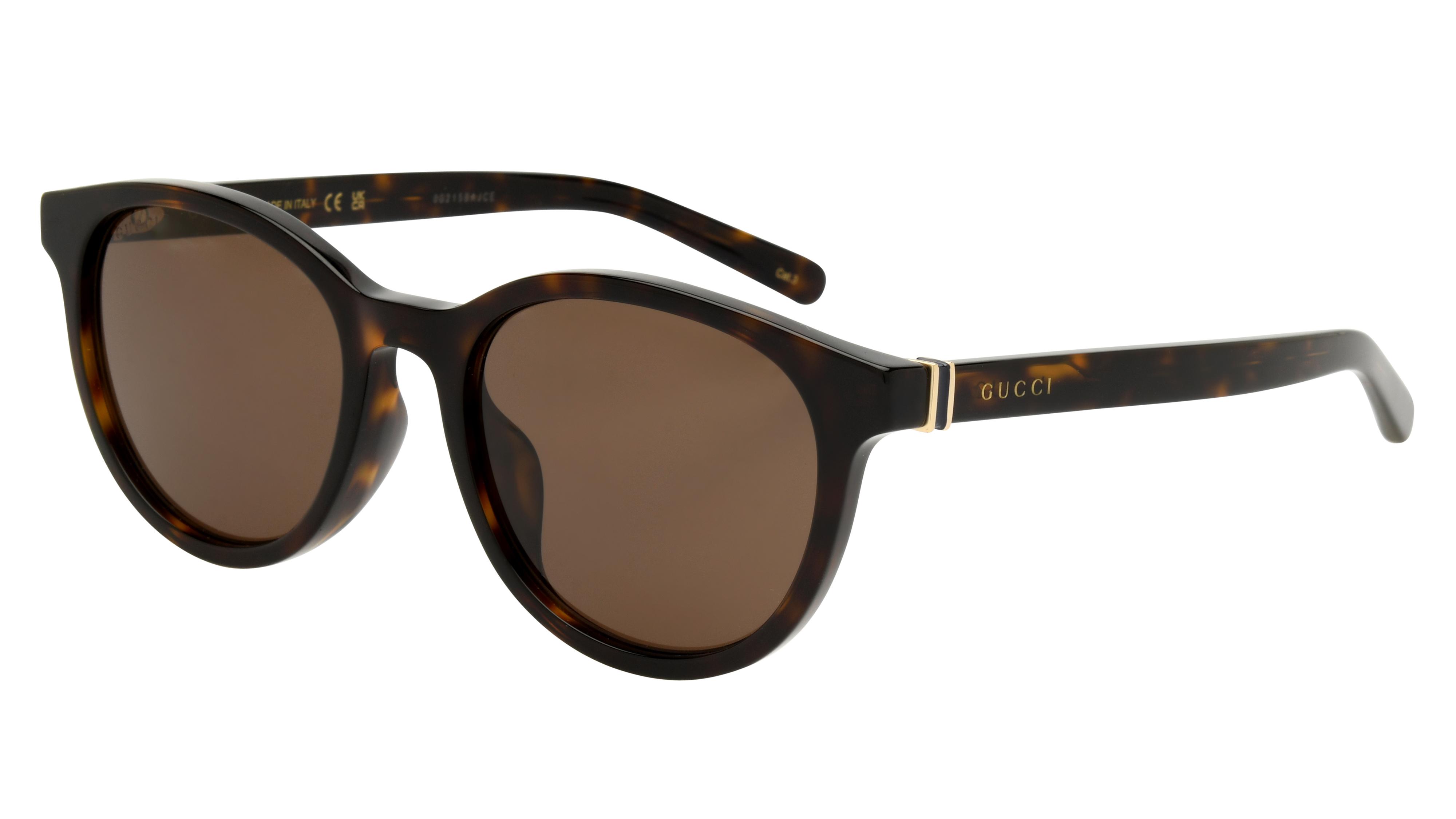 Lunettes de soleil Gucci Homme Écaille Ronde Gg1674Sk Trois-Quart