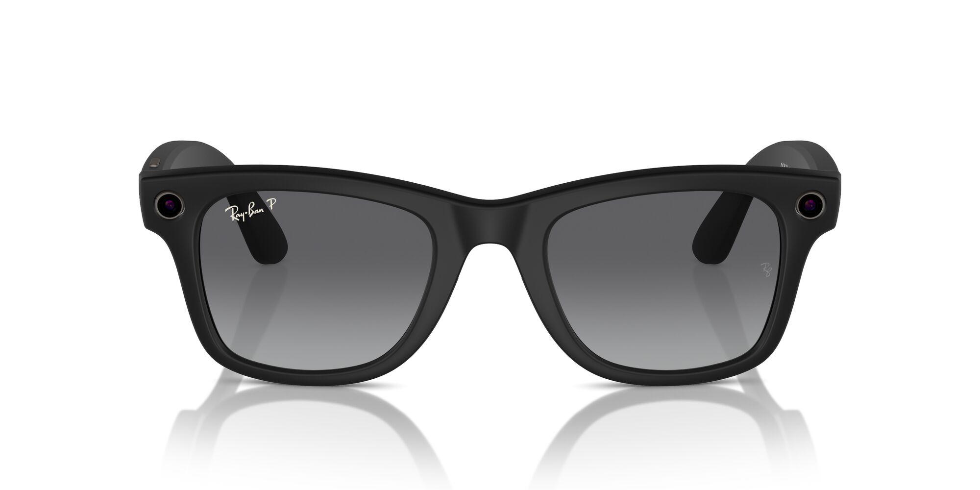 Lunettes de soleil Ray-Ban Mixte Noir Carré RW4006 Face
