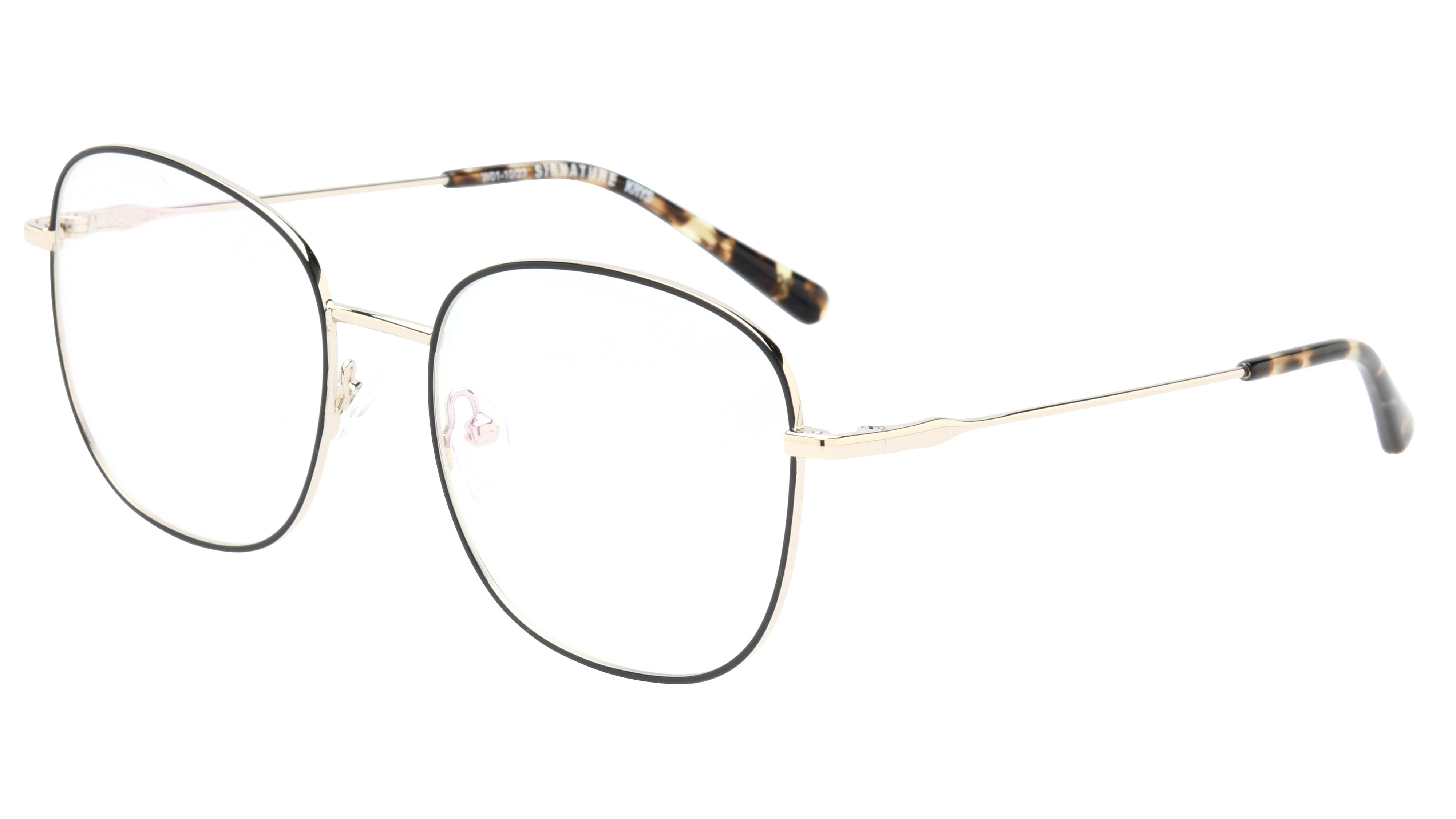 Lunettes de vue Signature Krys Femme Noir Carré Ml2401 Trois-Quart