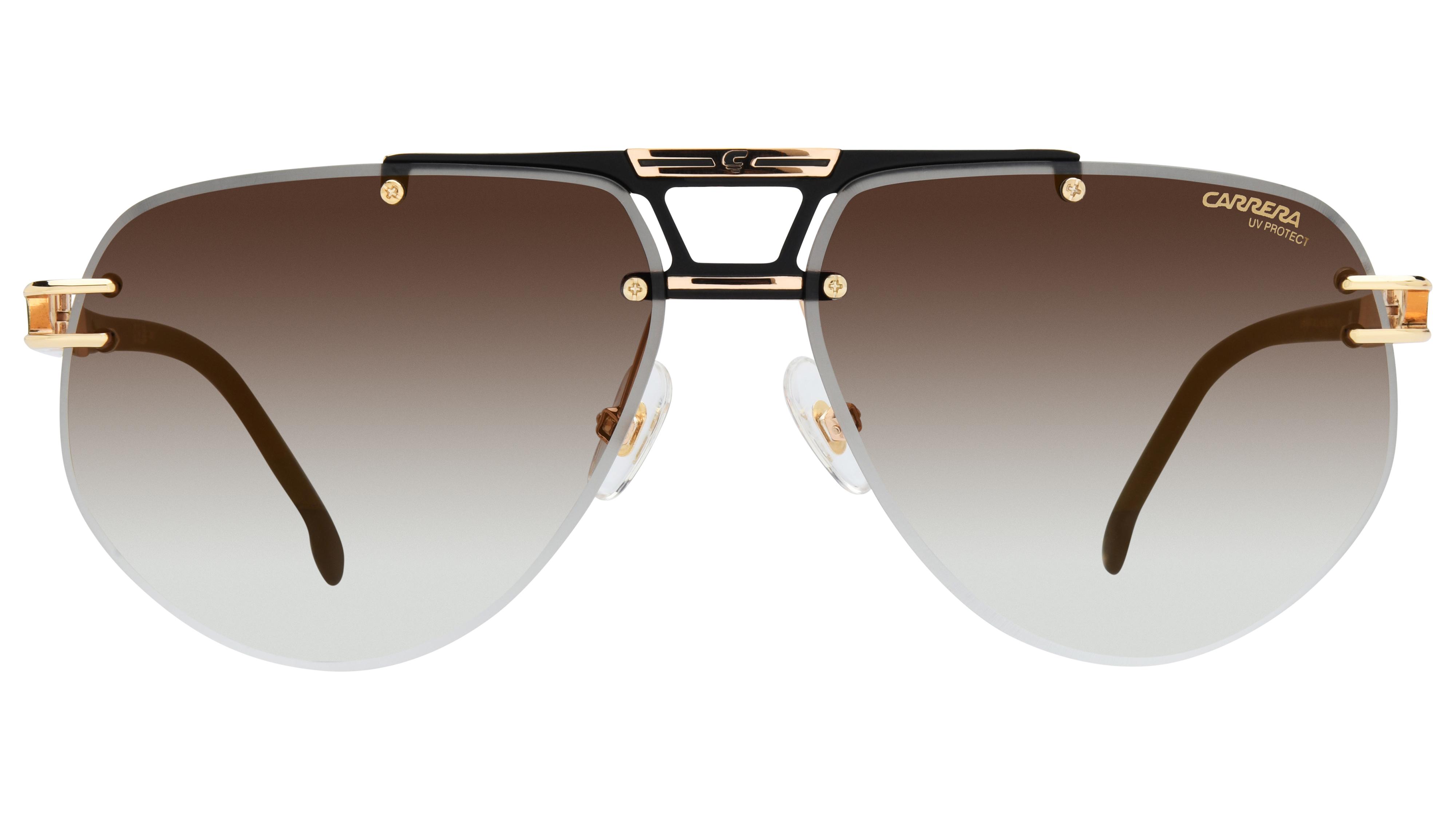 Lunettes de soleil Carrera Homme Noir Rectangle CARRERA Face