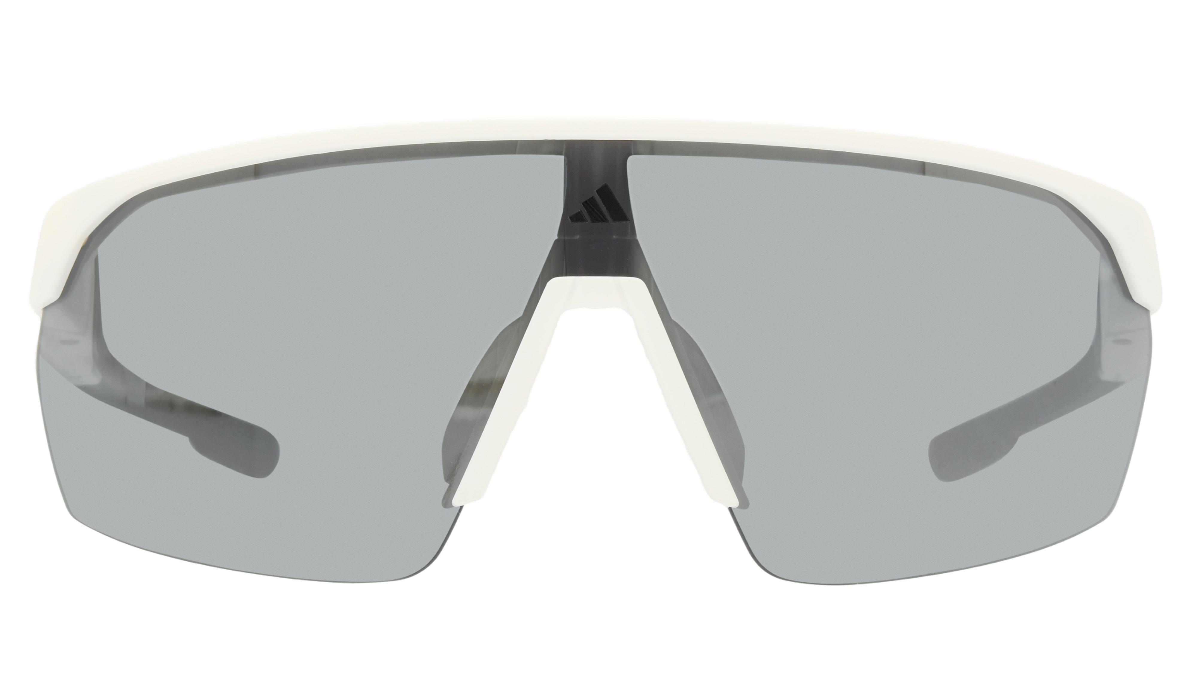 Lunettes de soleil Adidas Mixte Blanc Rectangle Sp0103 Face