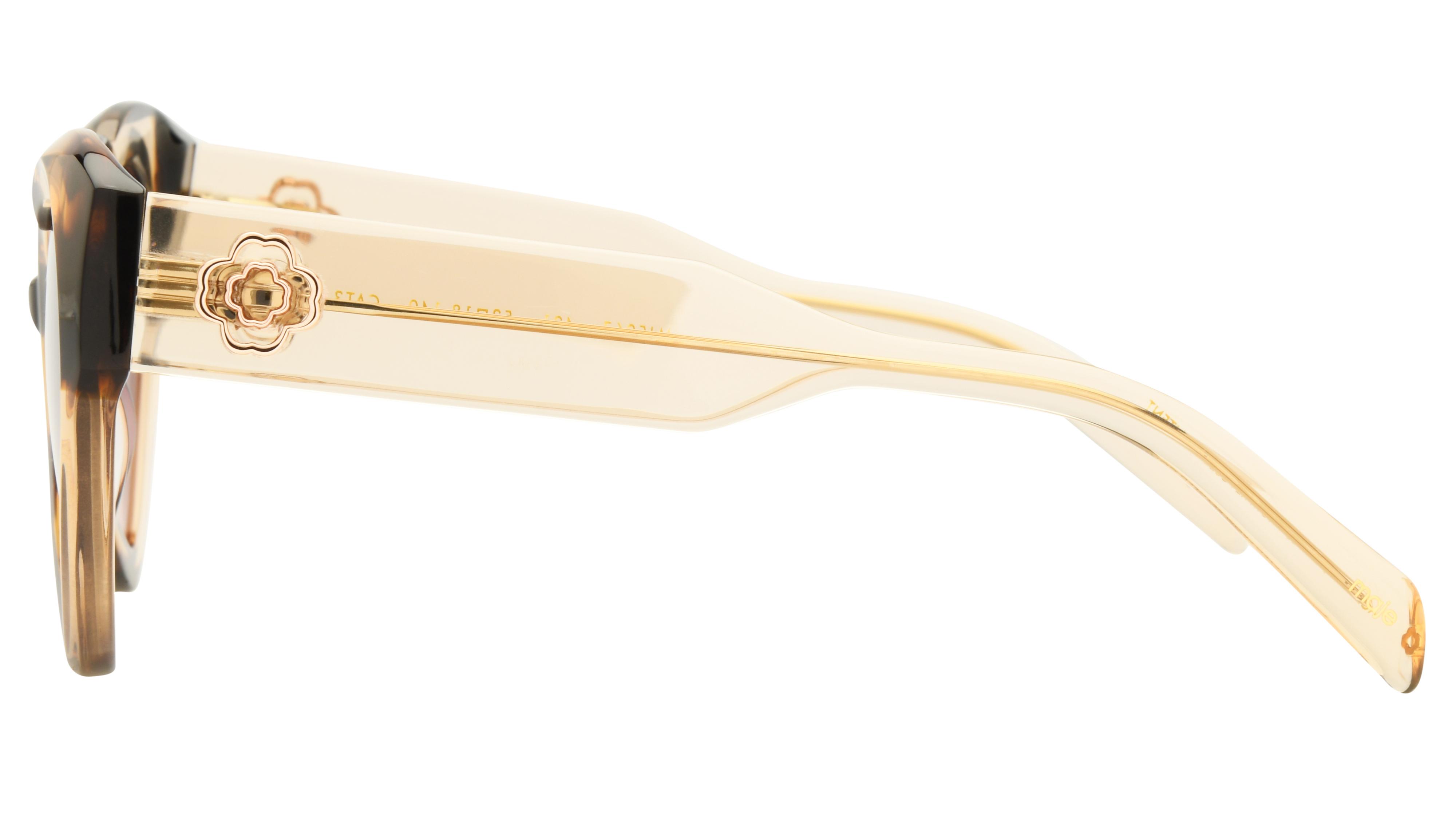 Lunettes de soleil Maje Femme Marron Ronde Mj5067 Gauche