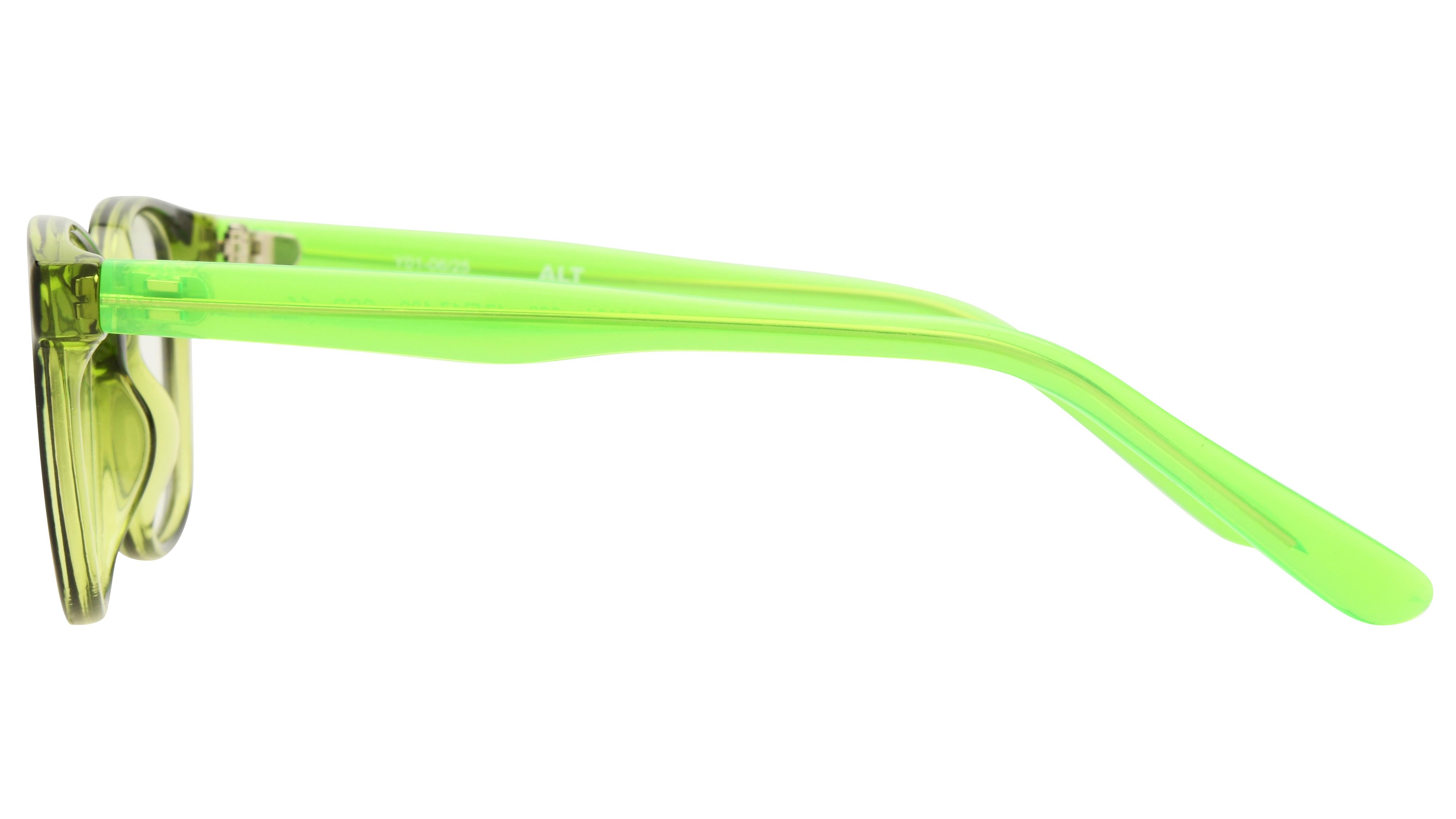 Lunettes de vue Alternance Enfant Vert Rectangle Alt26104 Gauche