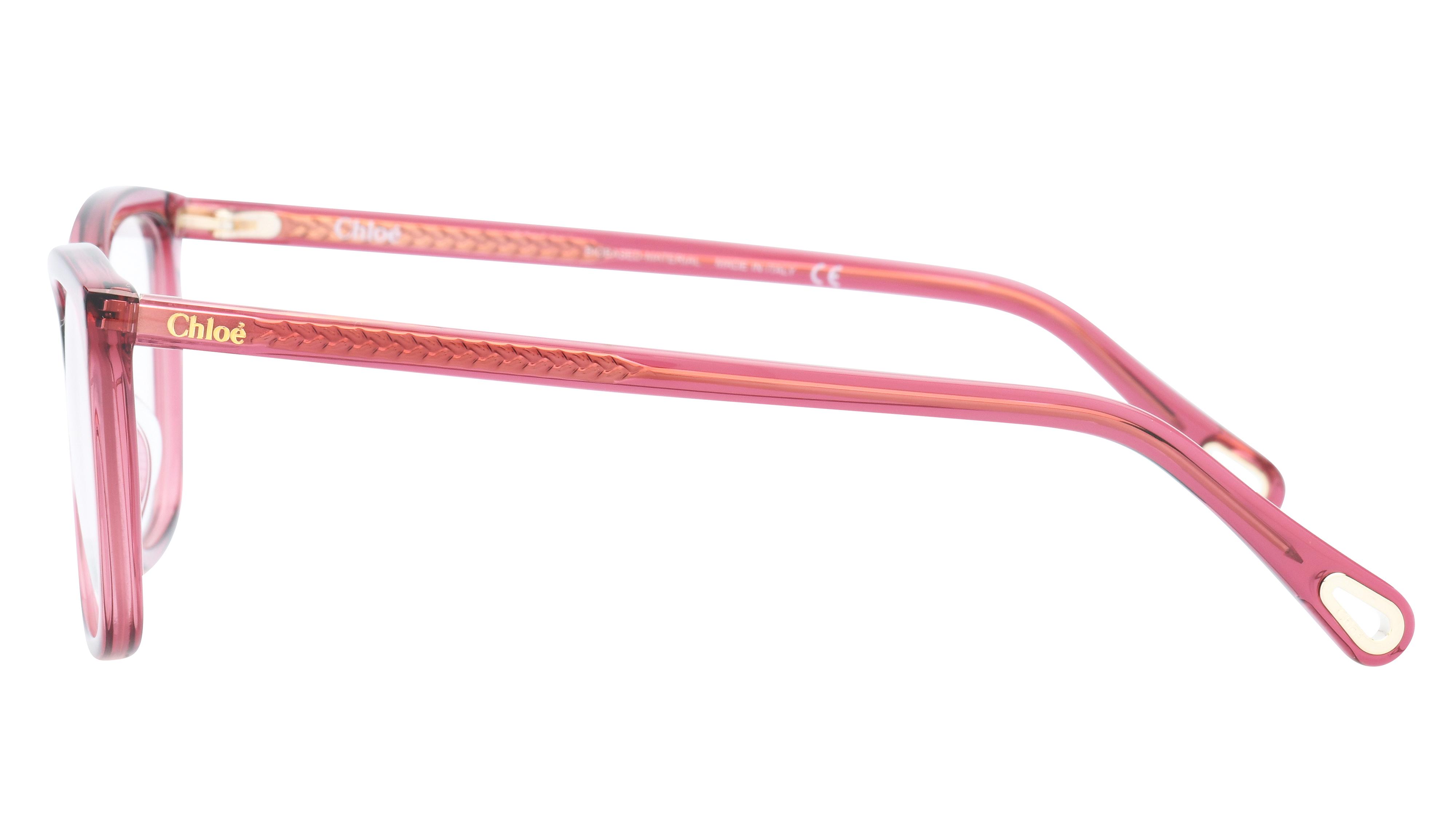 Lunettes de vue Chloé Femme Rose Papillon Ch0118O Gauche