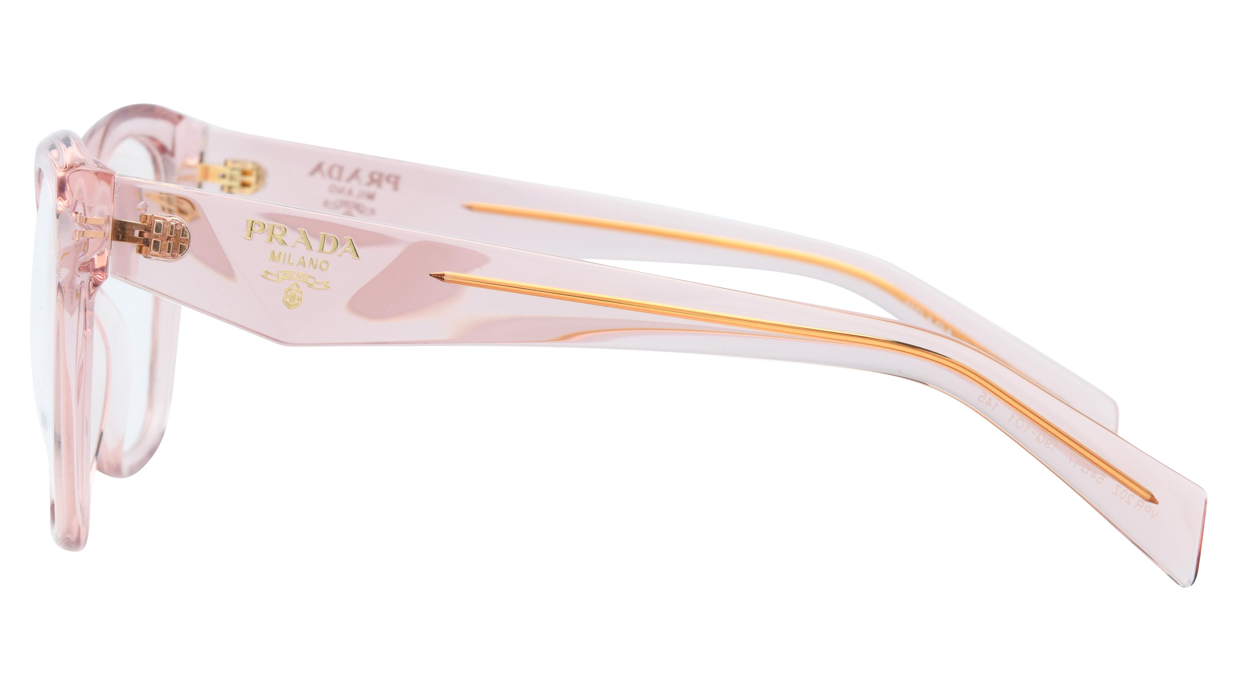 Lunettes de vue Prada Femme Marron Papillon Pr20Zv Gauche