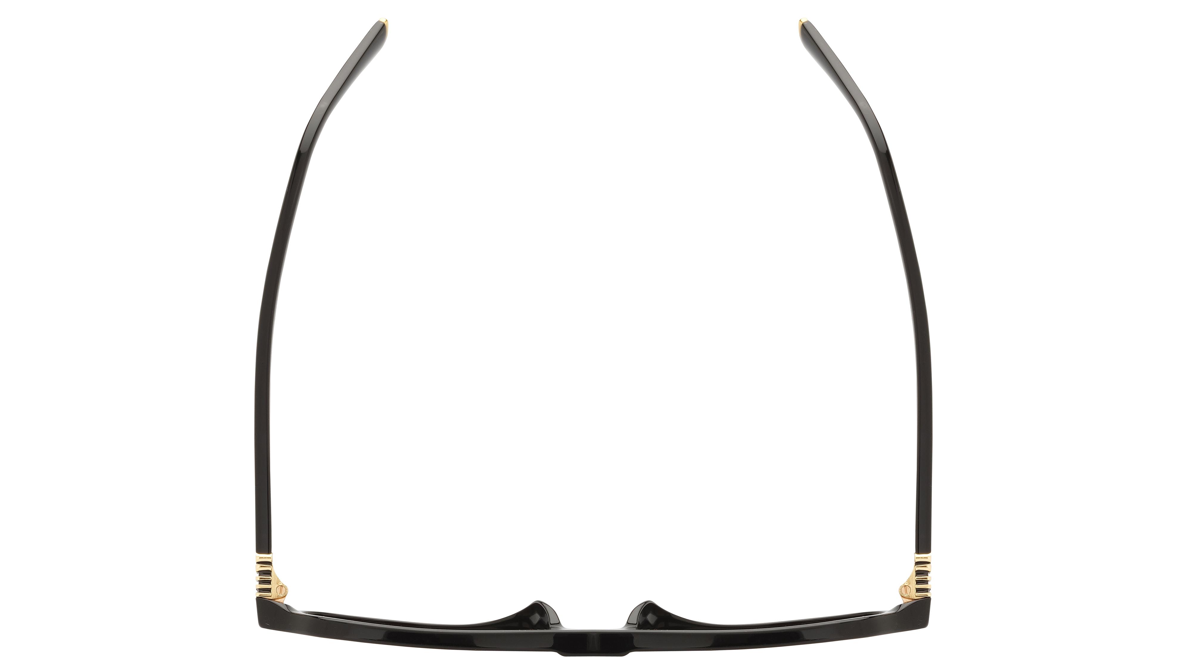 Lunettes de soleil Miu Miu Femme Noir Rectangle MU Dessus