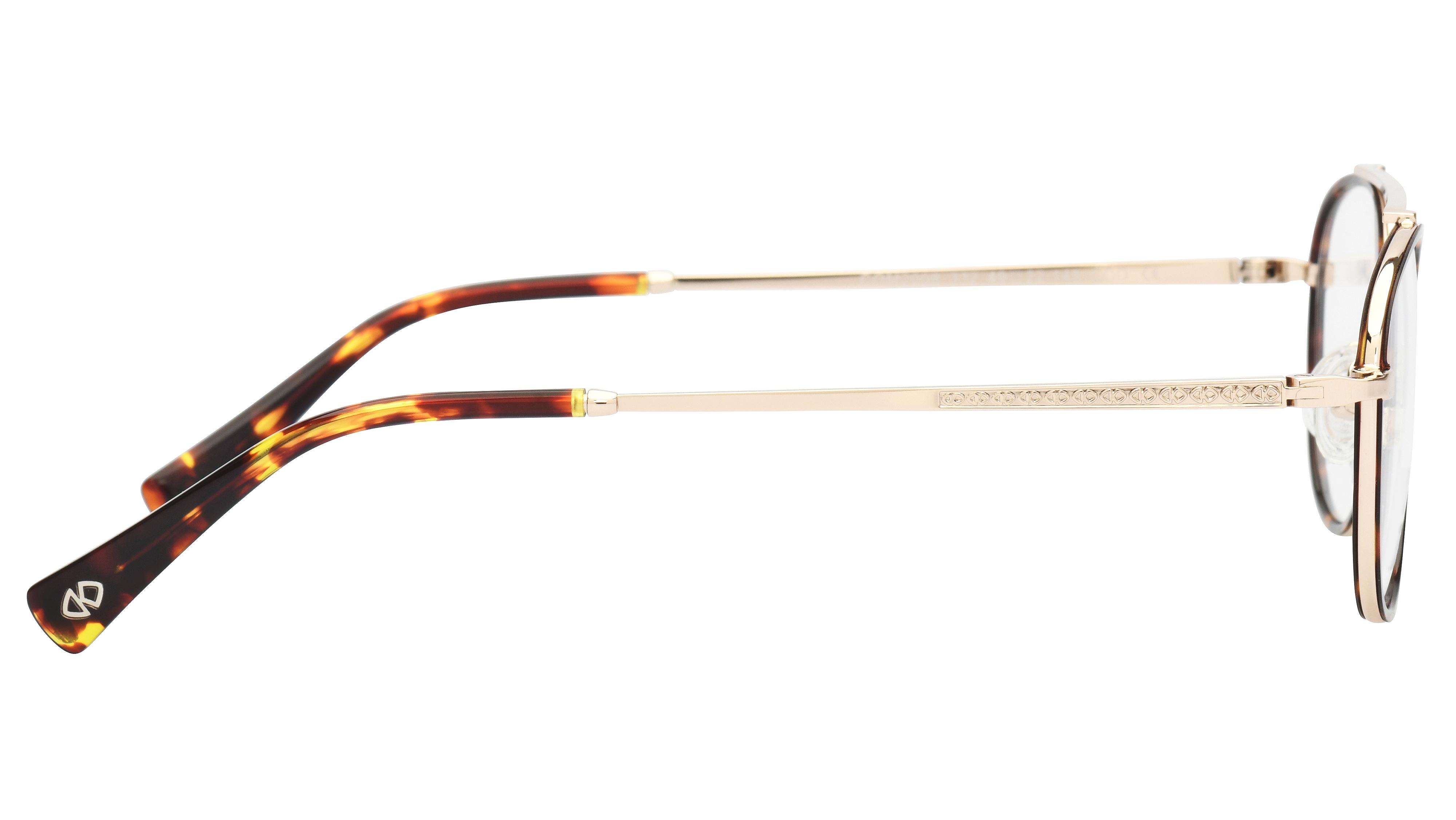 Lunettes de vue Signature Krys Homme Écaille Ronde Com2008 Droite