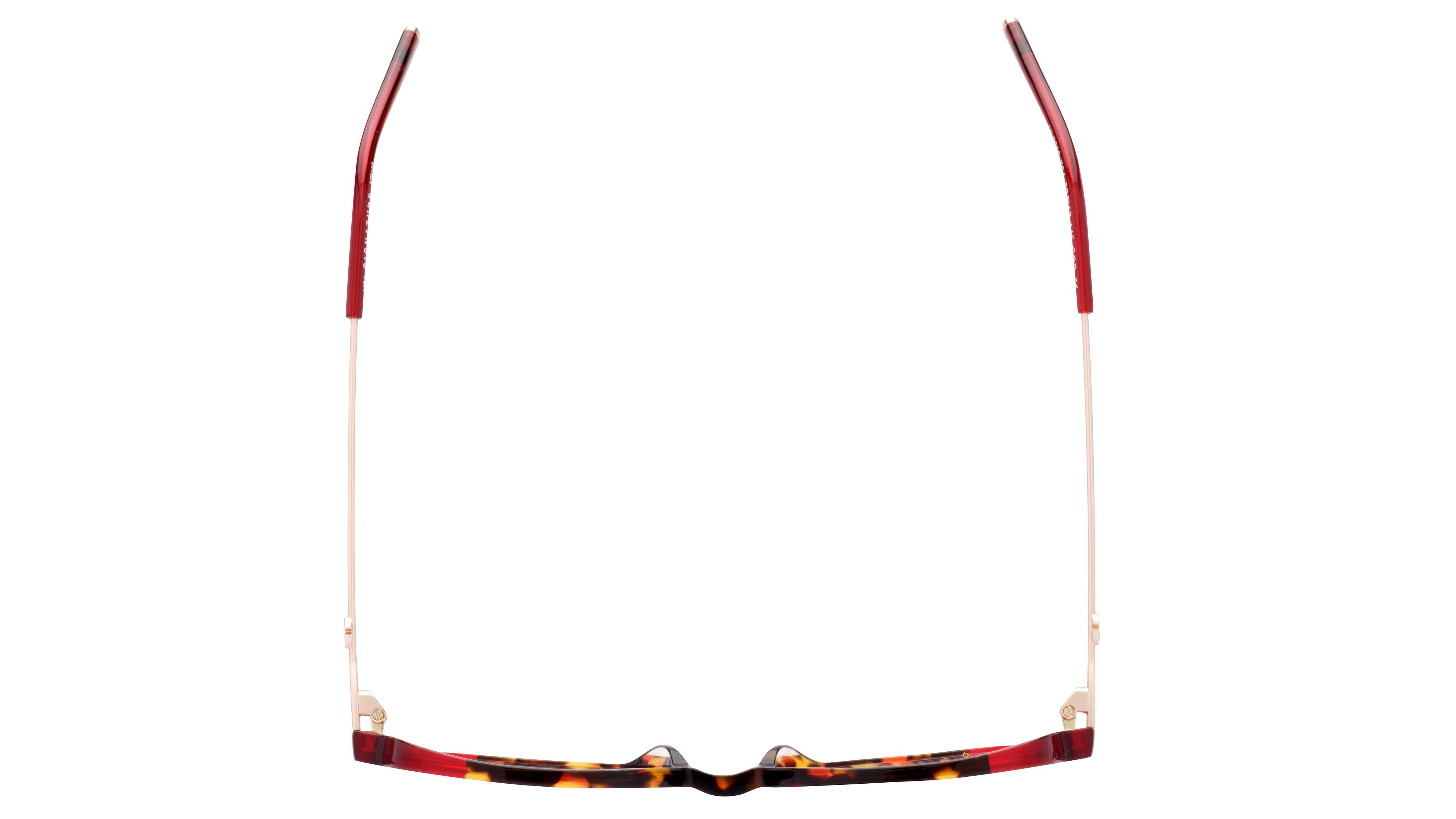 Lunettes de vue Signature Krys Femme Rouge Carré Ml2209 Dessus