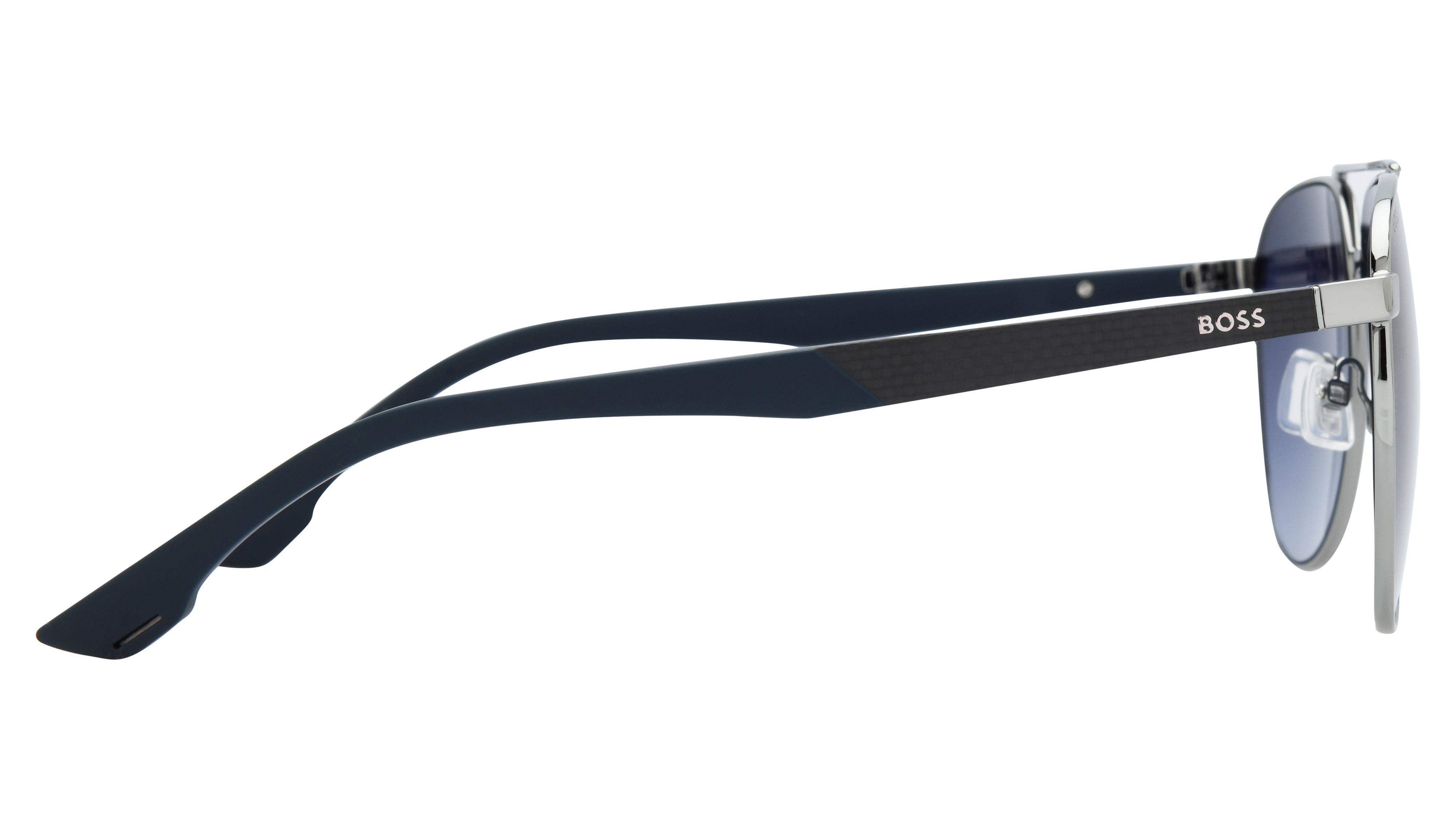 Lunettes de soleil Boss Homme Gris Aviateur BOSS Droite