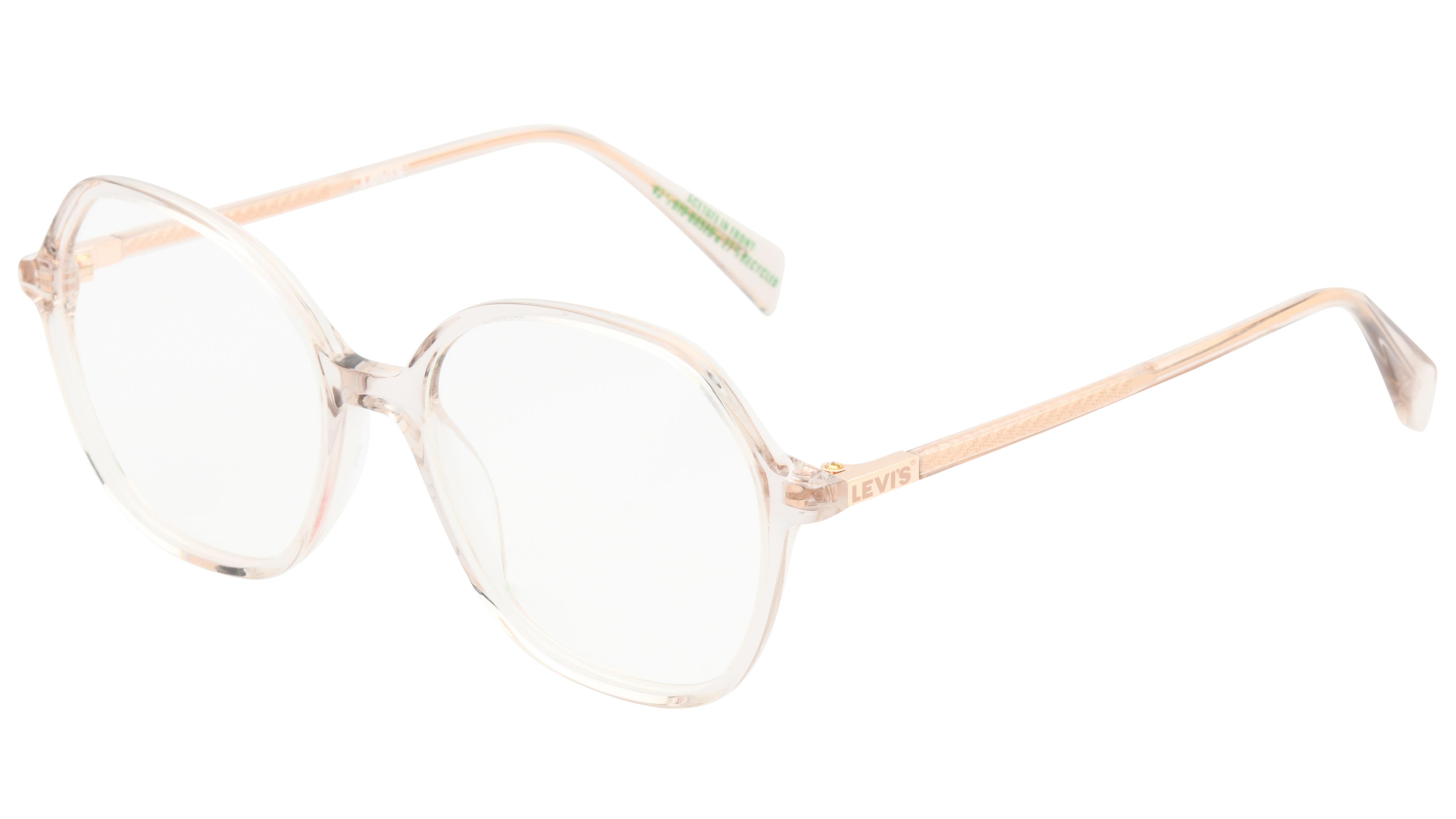 Lunettes de vue Levi's Femme Marron Ronde lv1106 Trois-Quart