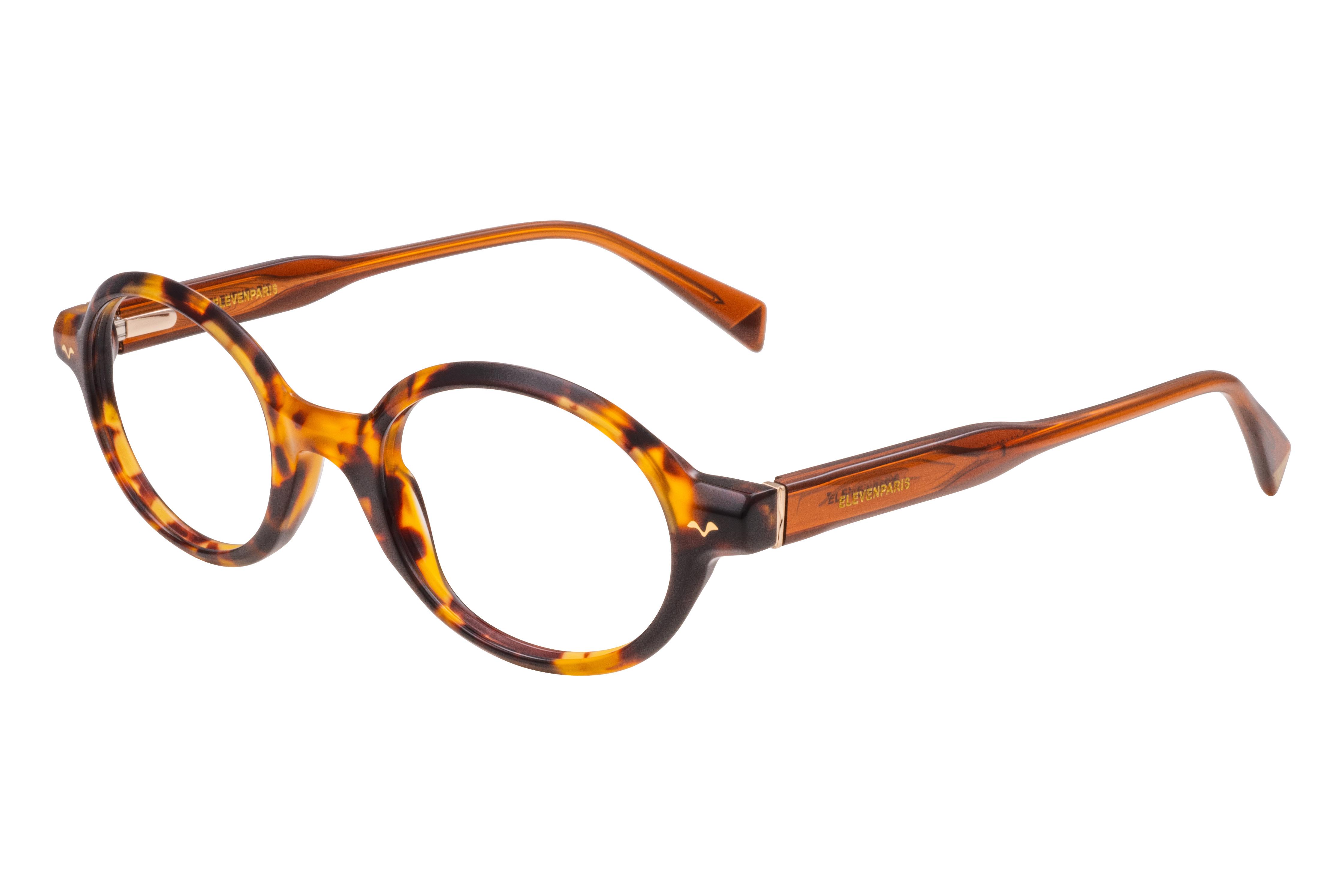 Lunettes de vue Eleven Paris  Écaille Ovale EPAA176C59 Gauche