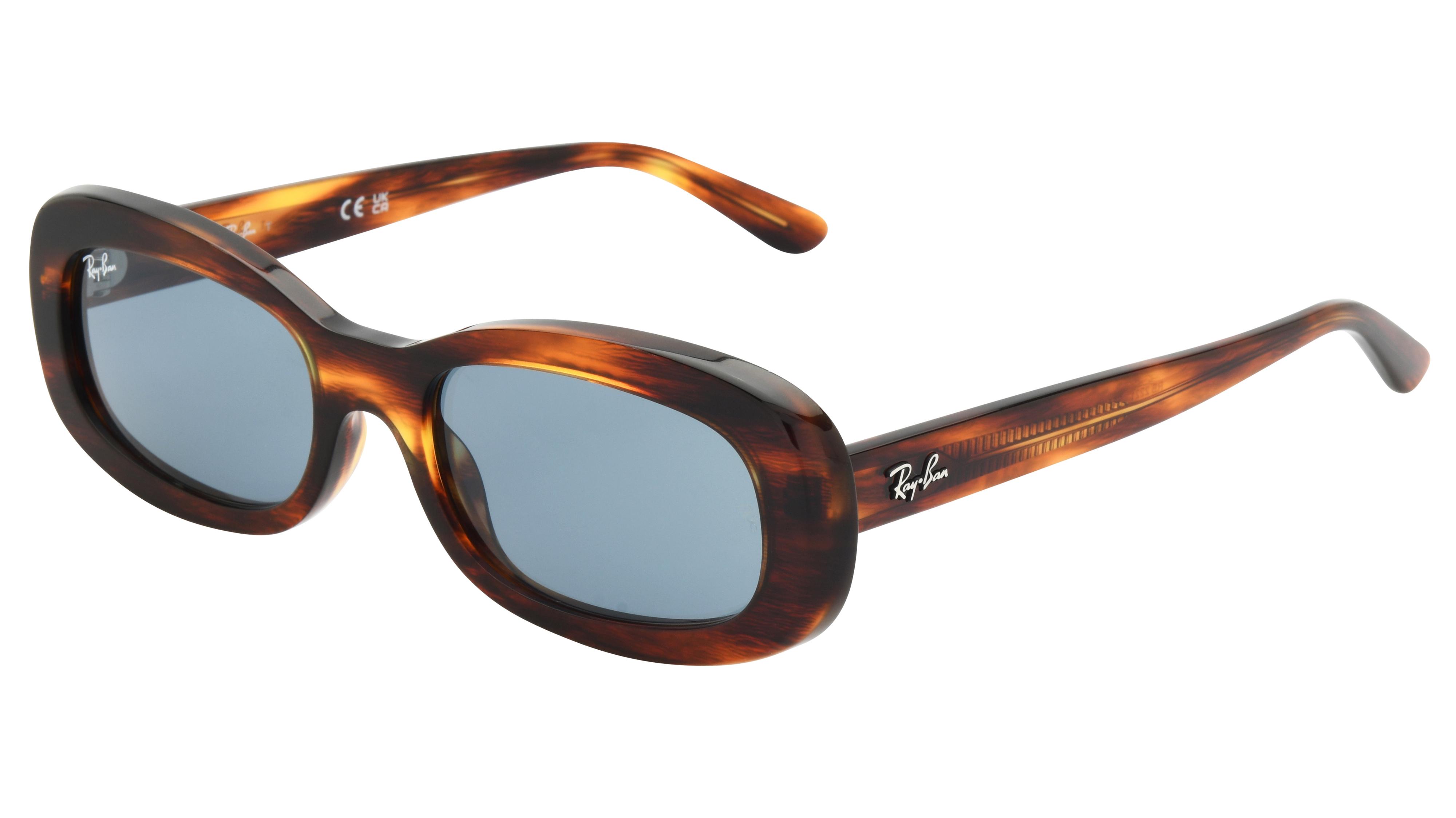 Lunettes de soleil Ray-Ban Femme Marron Ovale RB2221 Trois-Quart