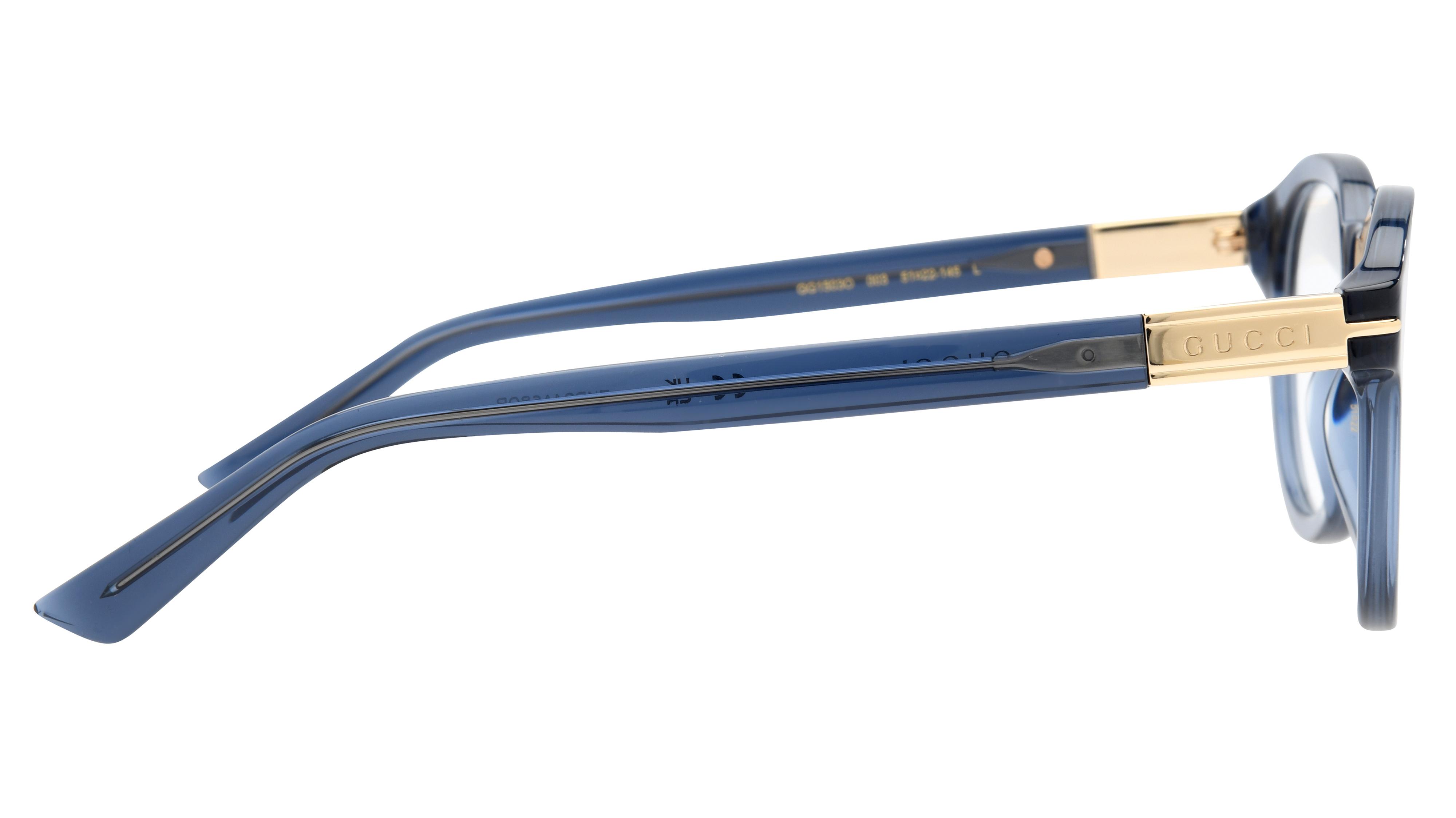 Lunettes de vue Gucci Homme Bleu Pantos GG1503O Droite