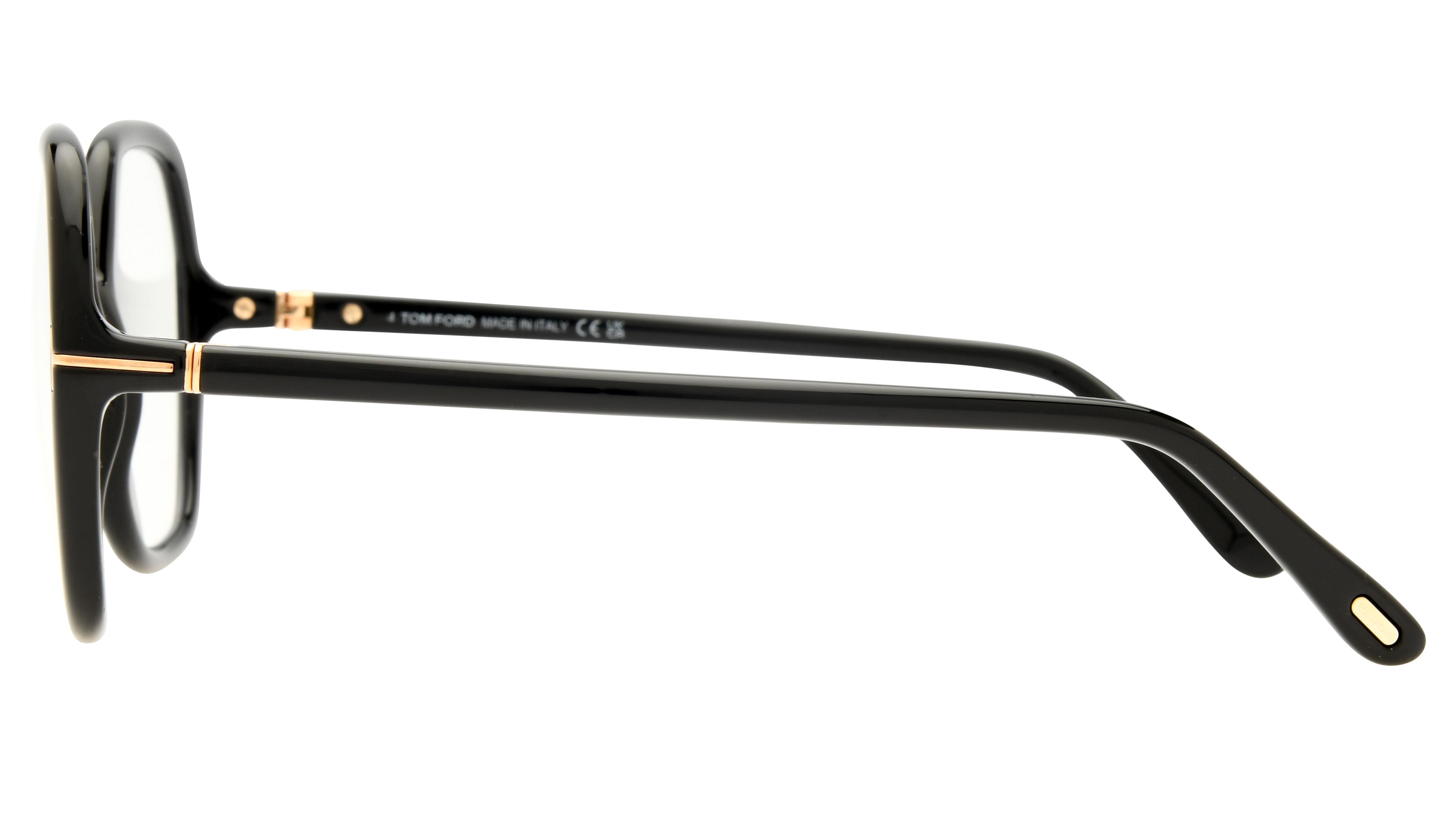 Lunettes de vue Tom Ford Femme Noir Carré Tf5814-B Gauche