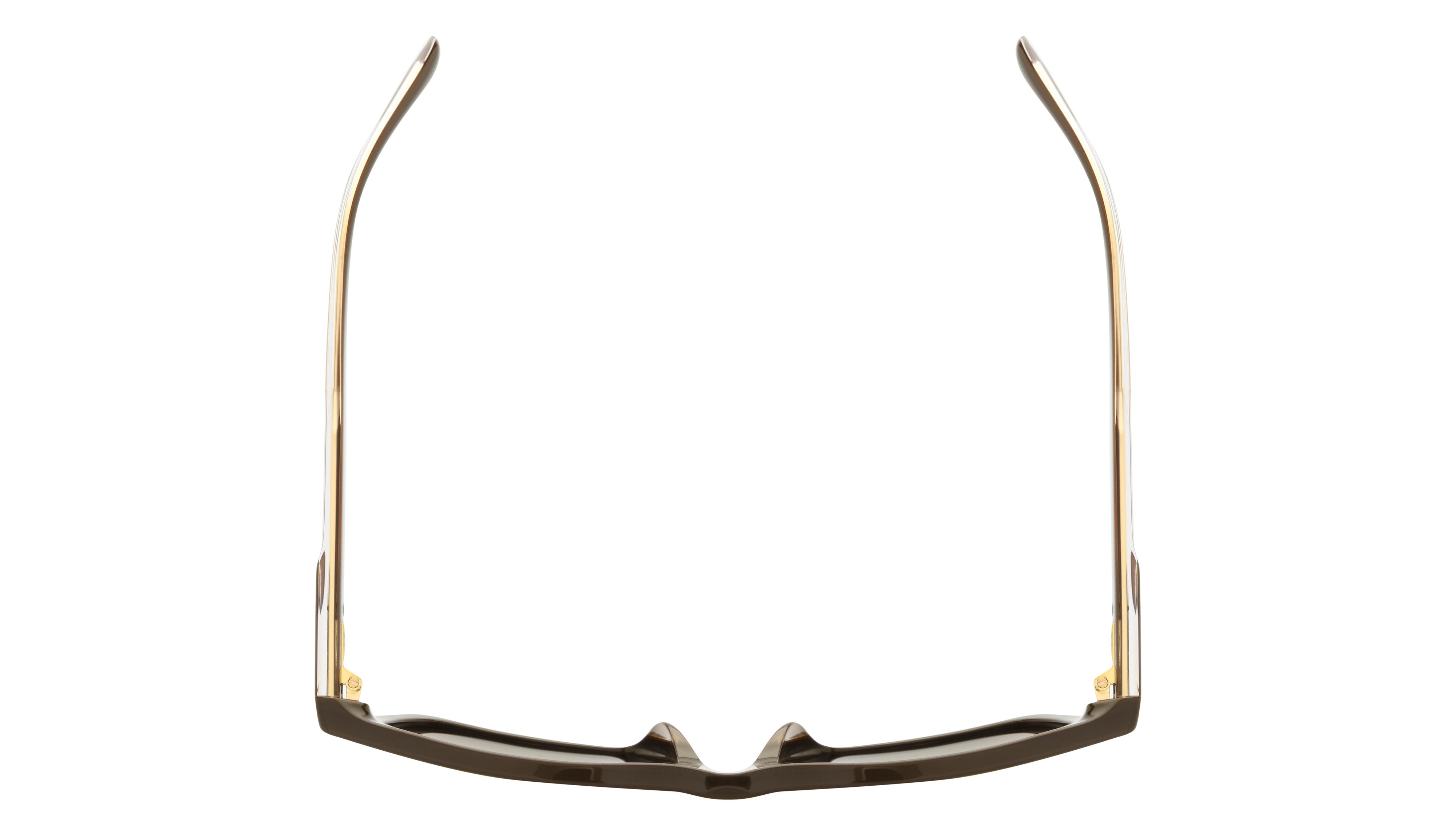 Lunettes de soleil Emporio Armani Homme Marron Carré EA4262U Dessus