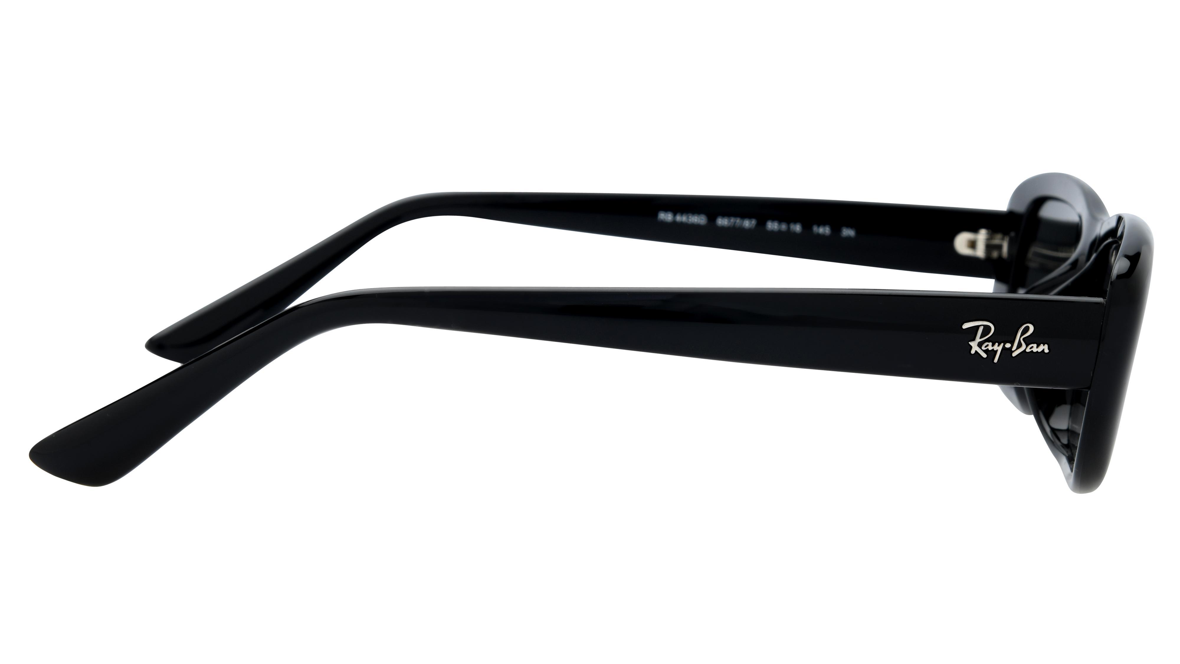 Lunettes de soleil Ray-Ban Mixte Noir Aviateur RB4436D Droite