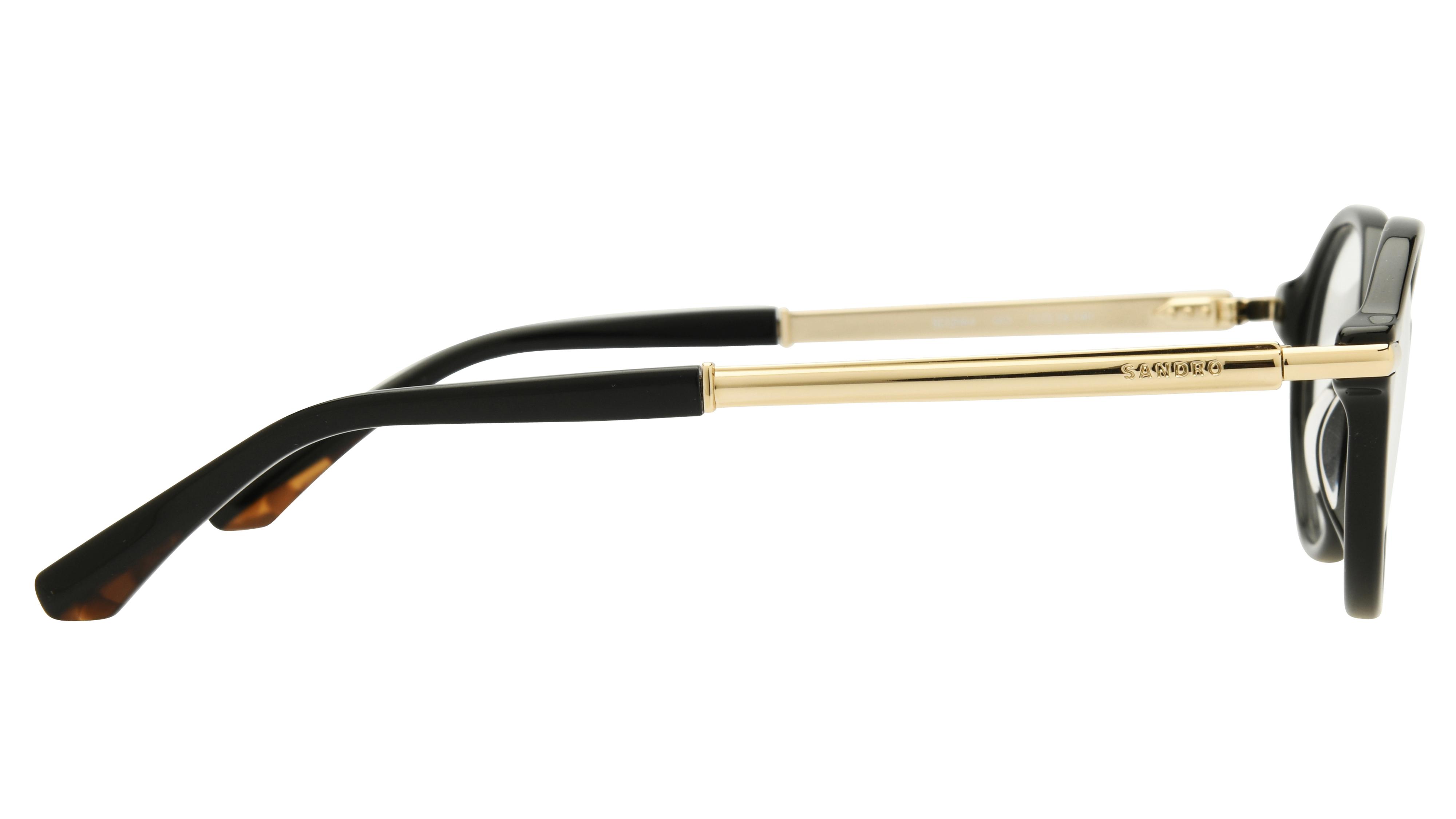 Lunettes de vue Sandro Femme Noir Ovale sd2064 Droite