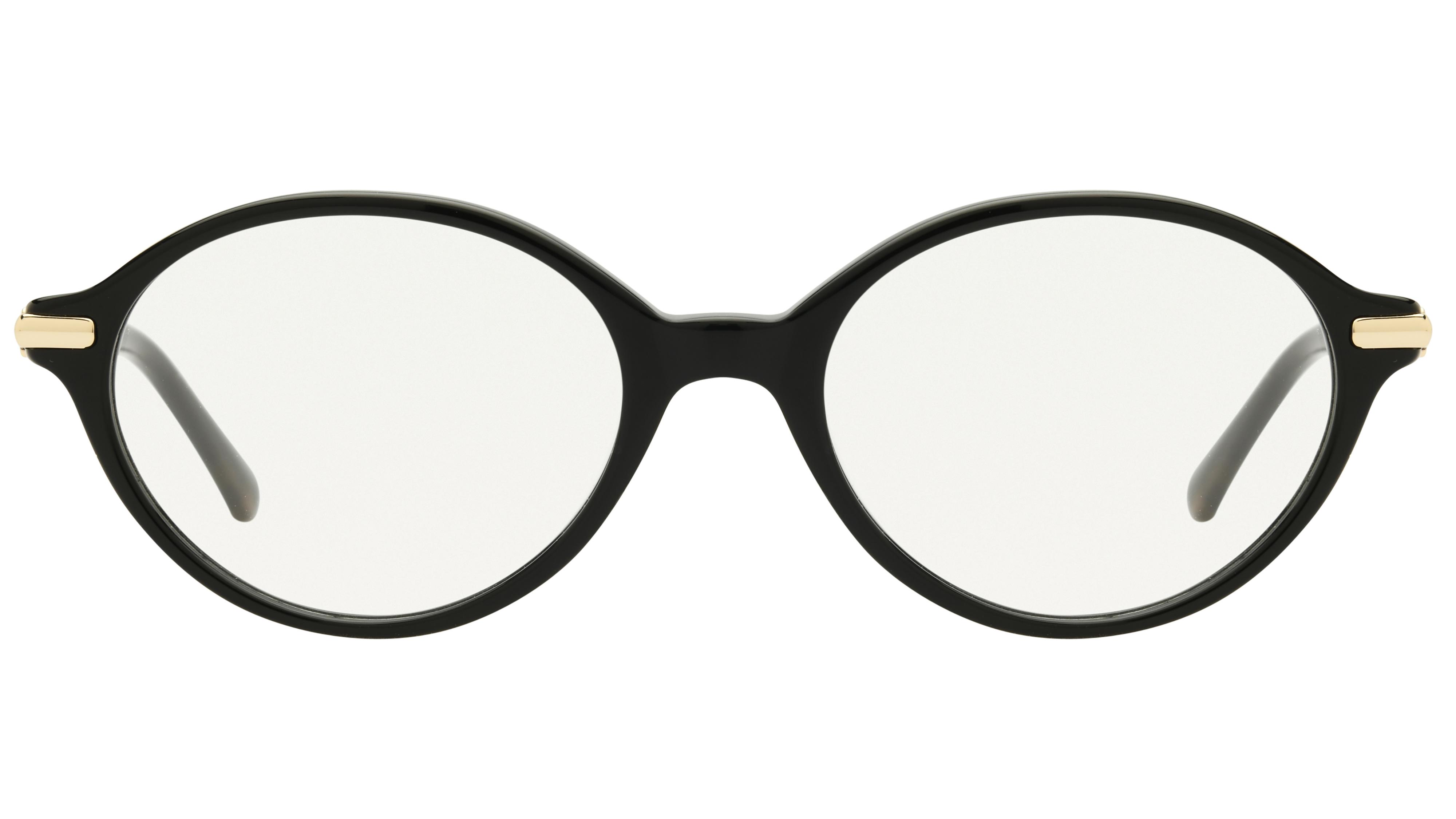Lunettes de vue Sandro Femme Noir Ovale sd2064 Face