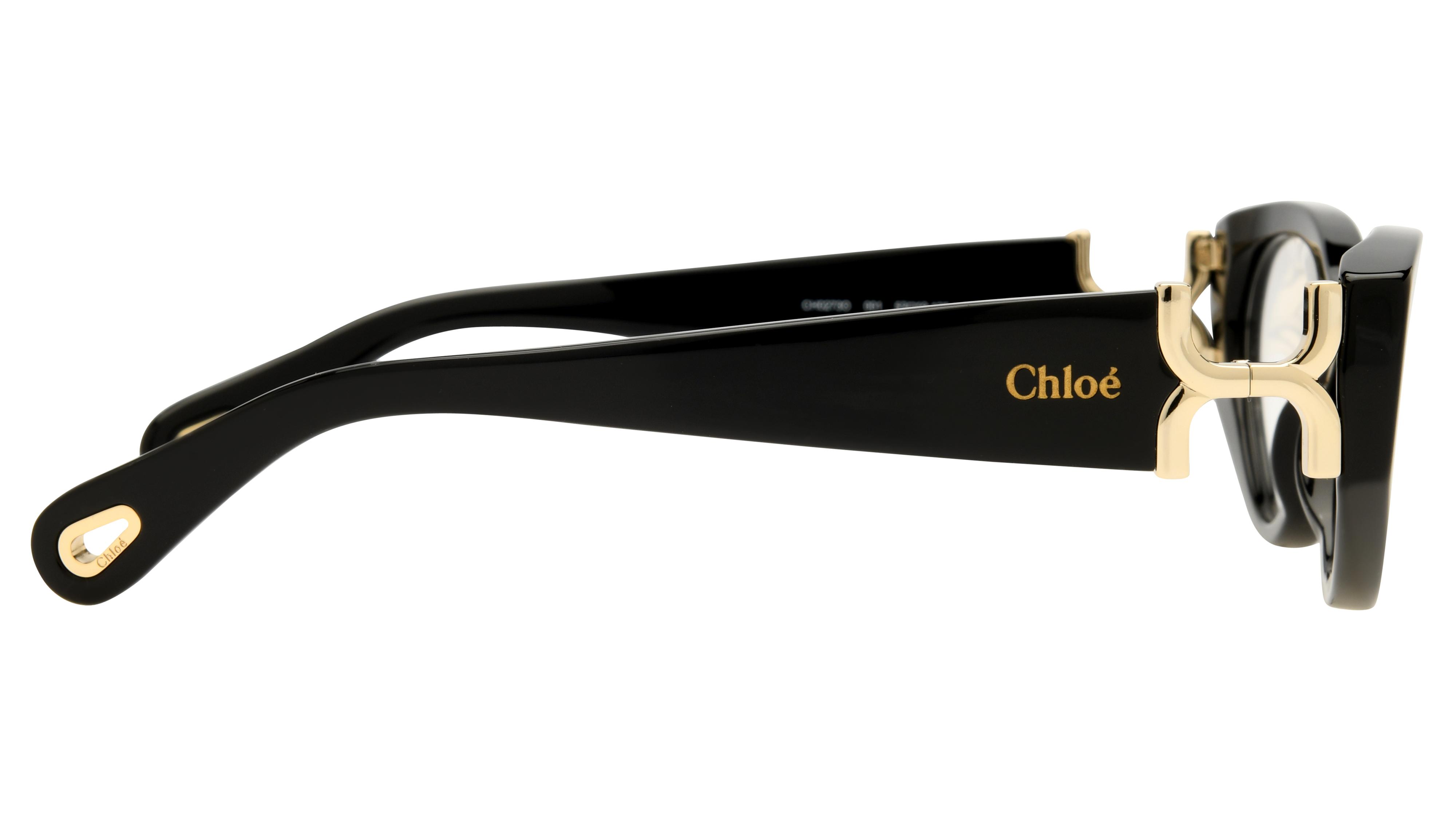 Lunettes de vue Chloé Femme Noir Papillon CH0273O Droite
